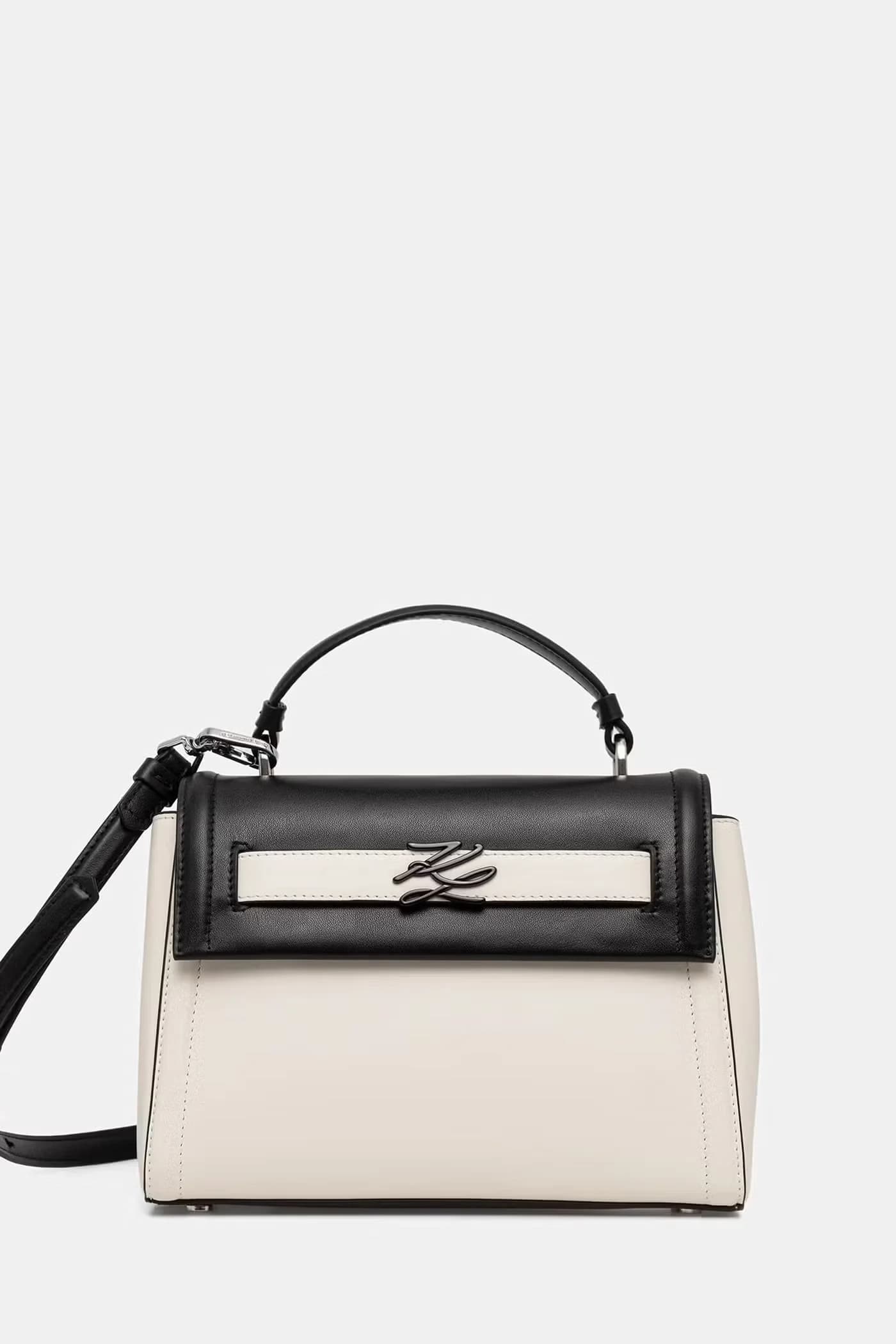 Женская кожаная сумка-багет K/AUTOGRAPH