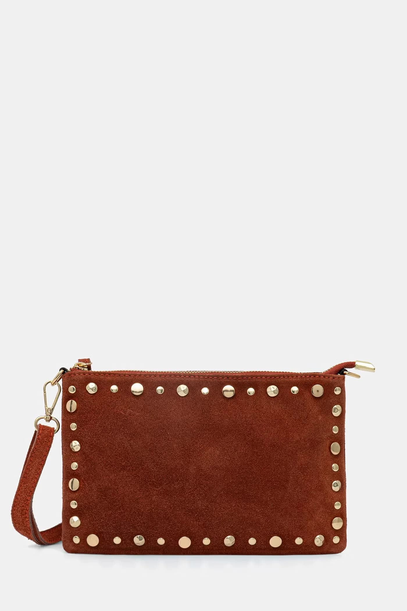 Женская замшевая сумка через плечо