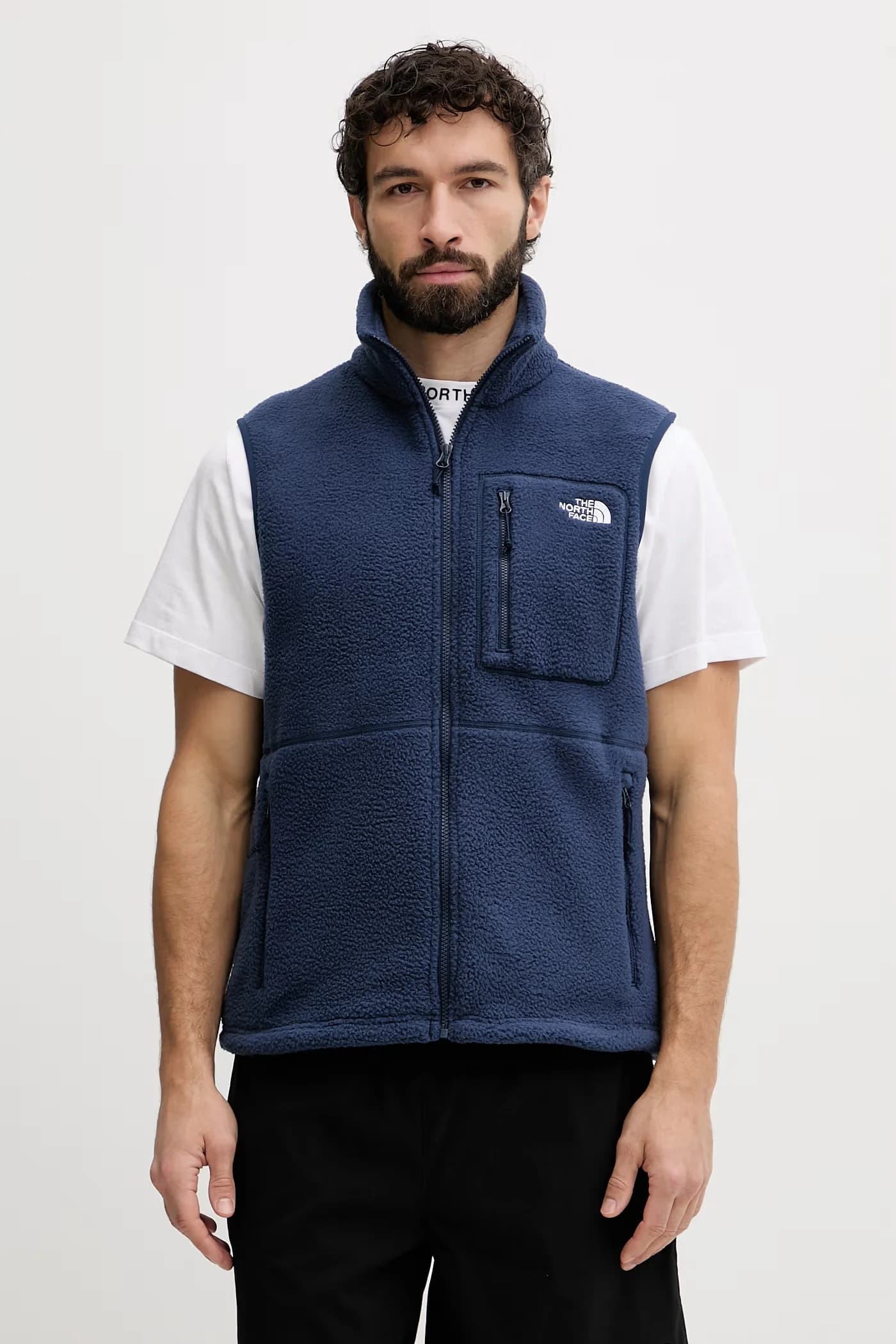 YUMIORI мужская флисовая толстовка без рукавов