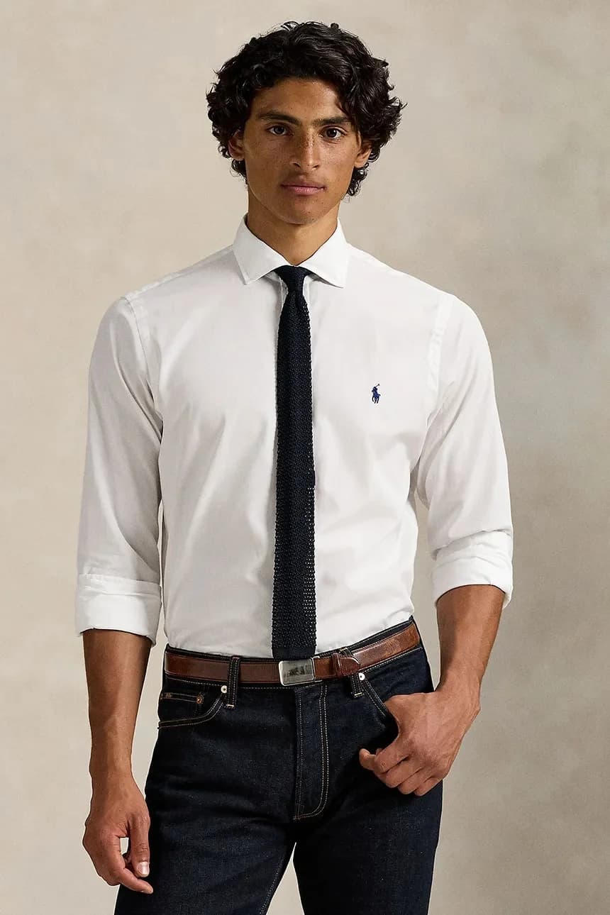 Мужская хлопковая рубашка