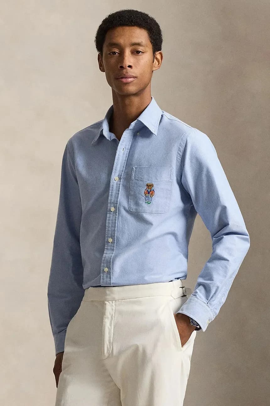 Мужская хлопковая рубашка