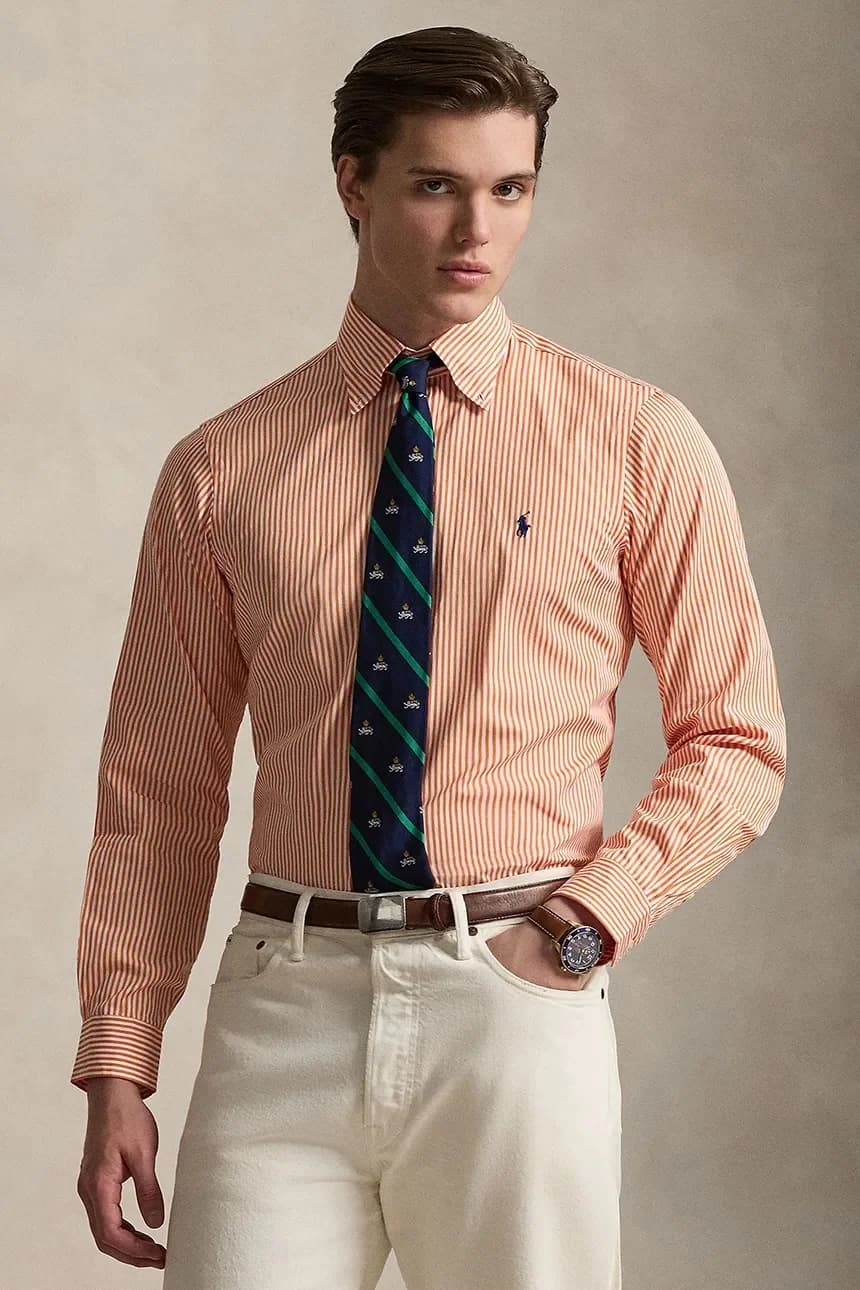 Мужская хлопковая рубашка