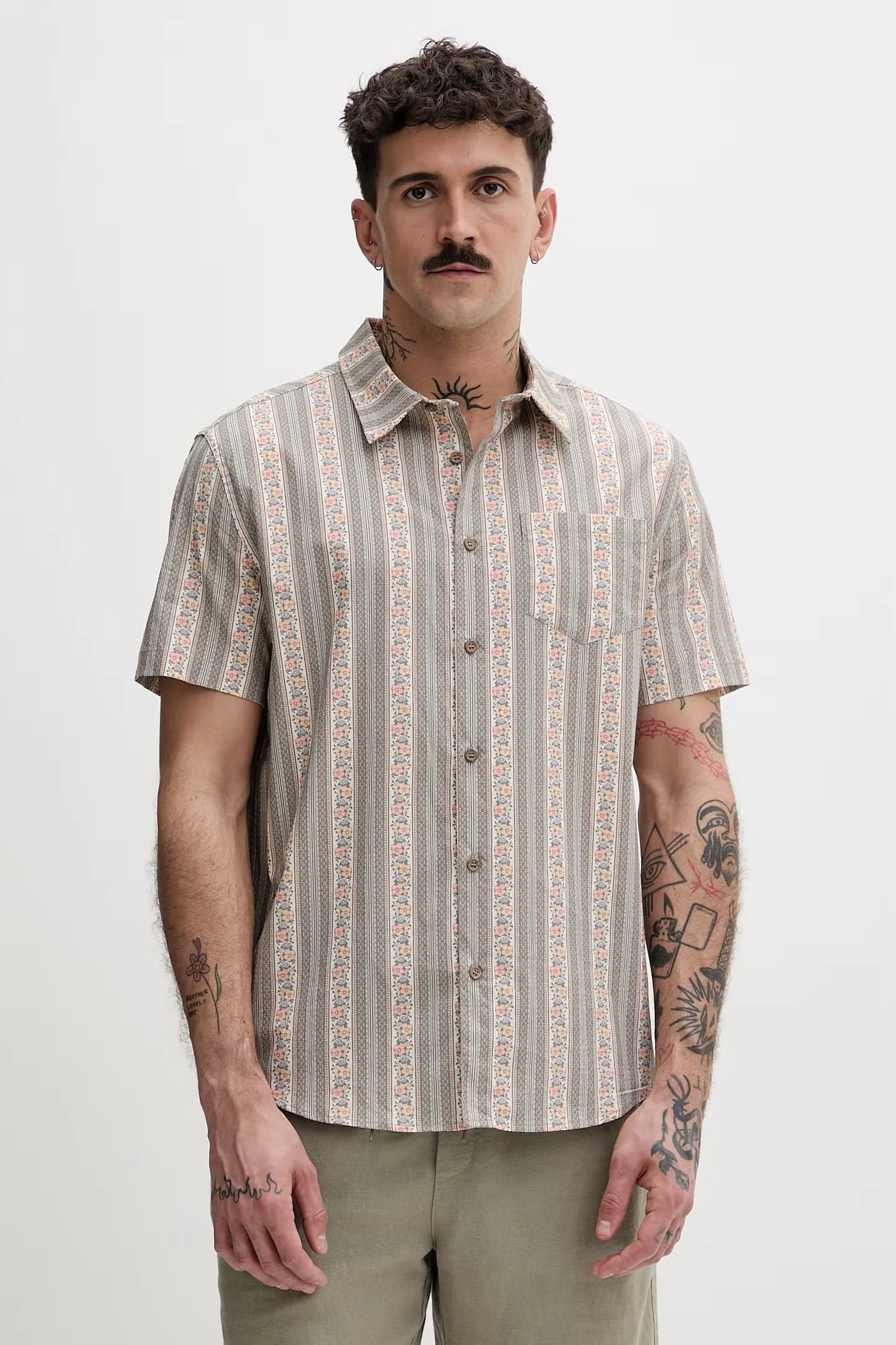 Мужская хлопковая рубашка