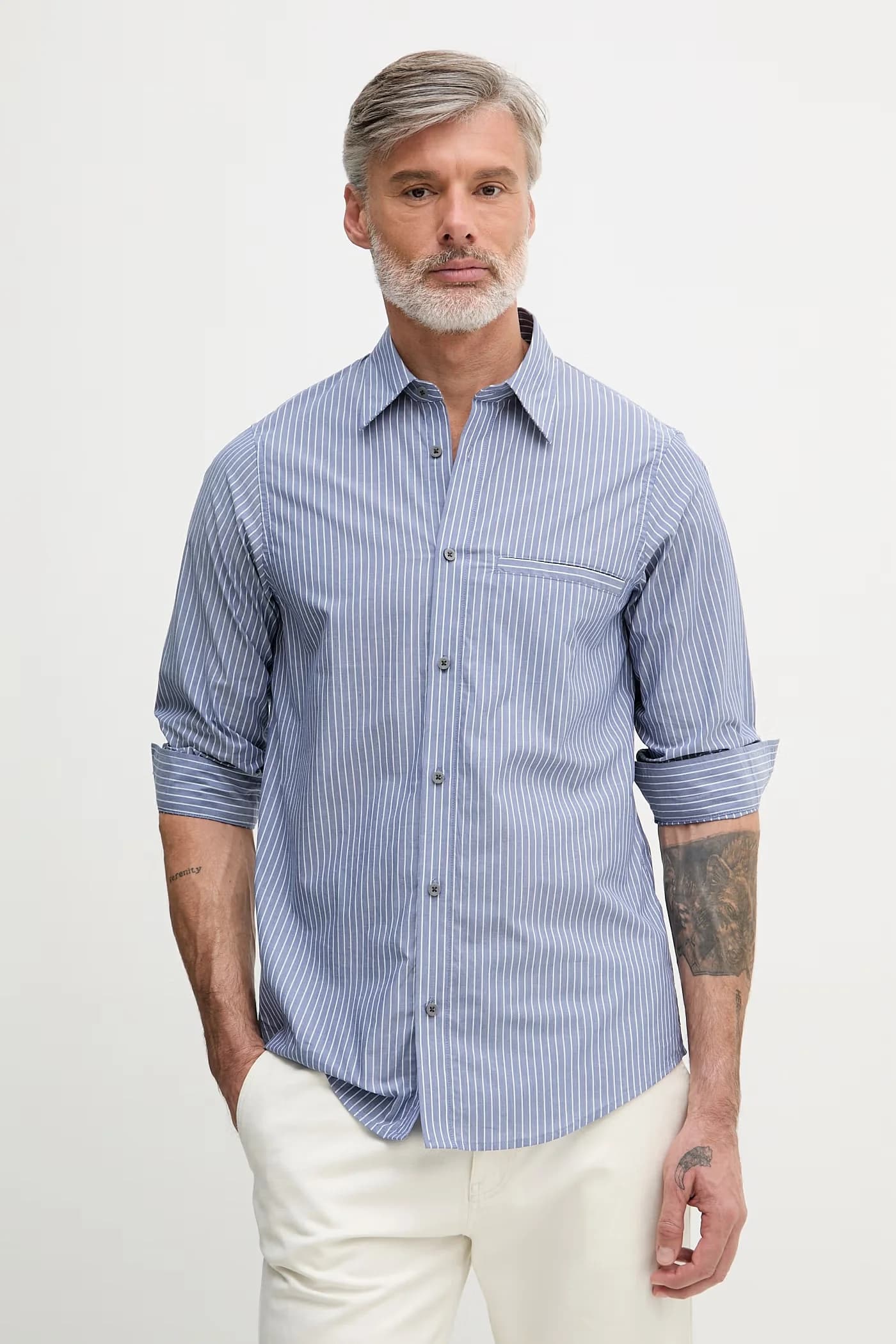 Мужская хлопковая рубашка