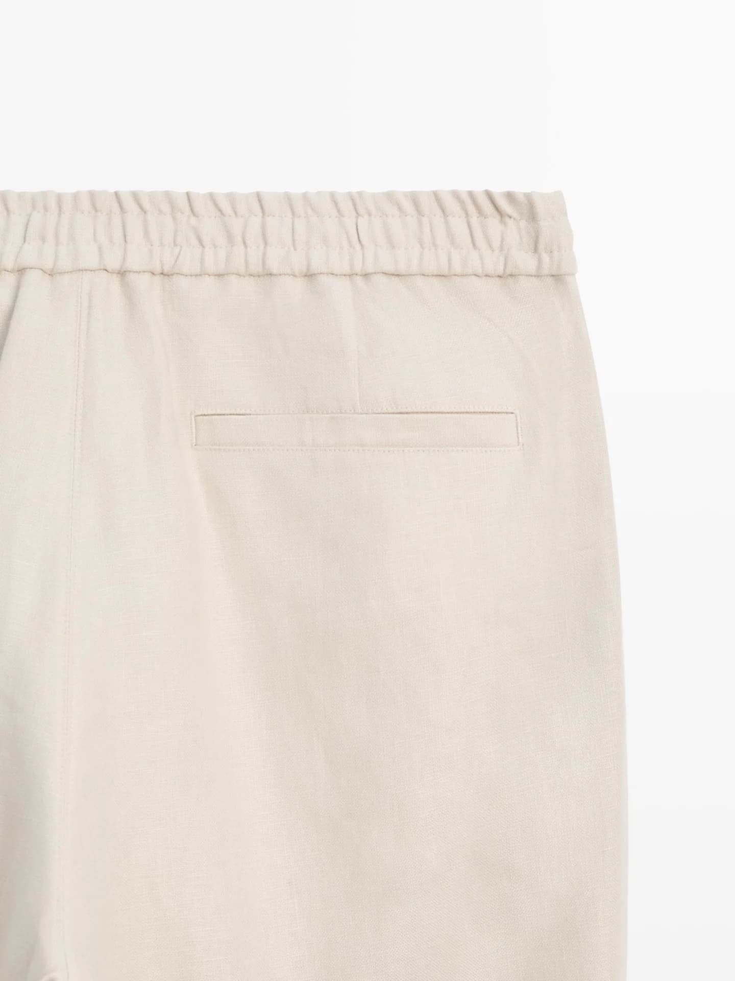 Льняные брюки Total Look с декоративным поясом - фото 5