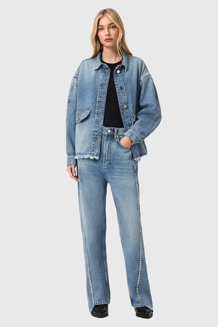 Женские джинсы-бочонки FRANKIE - фото 5