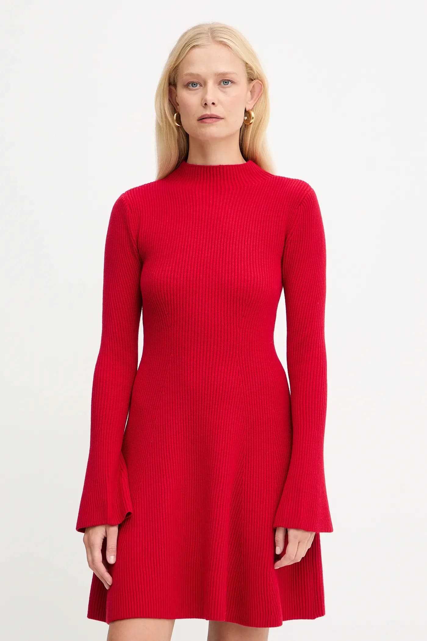 Платье из смесовой шерсти