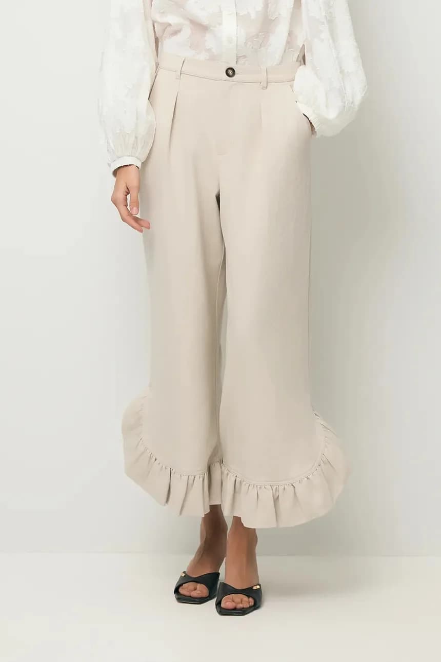 Женские брюки палаццо с хлопком NELLA