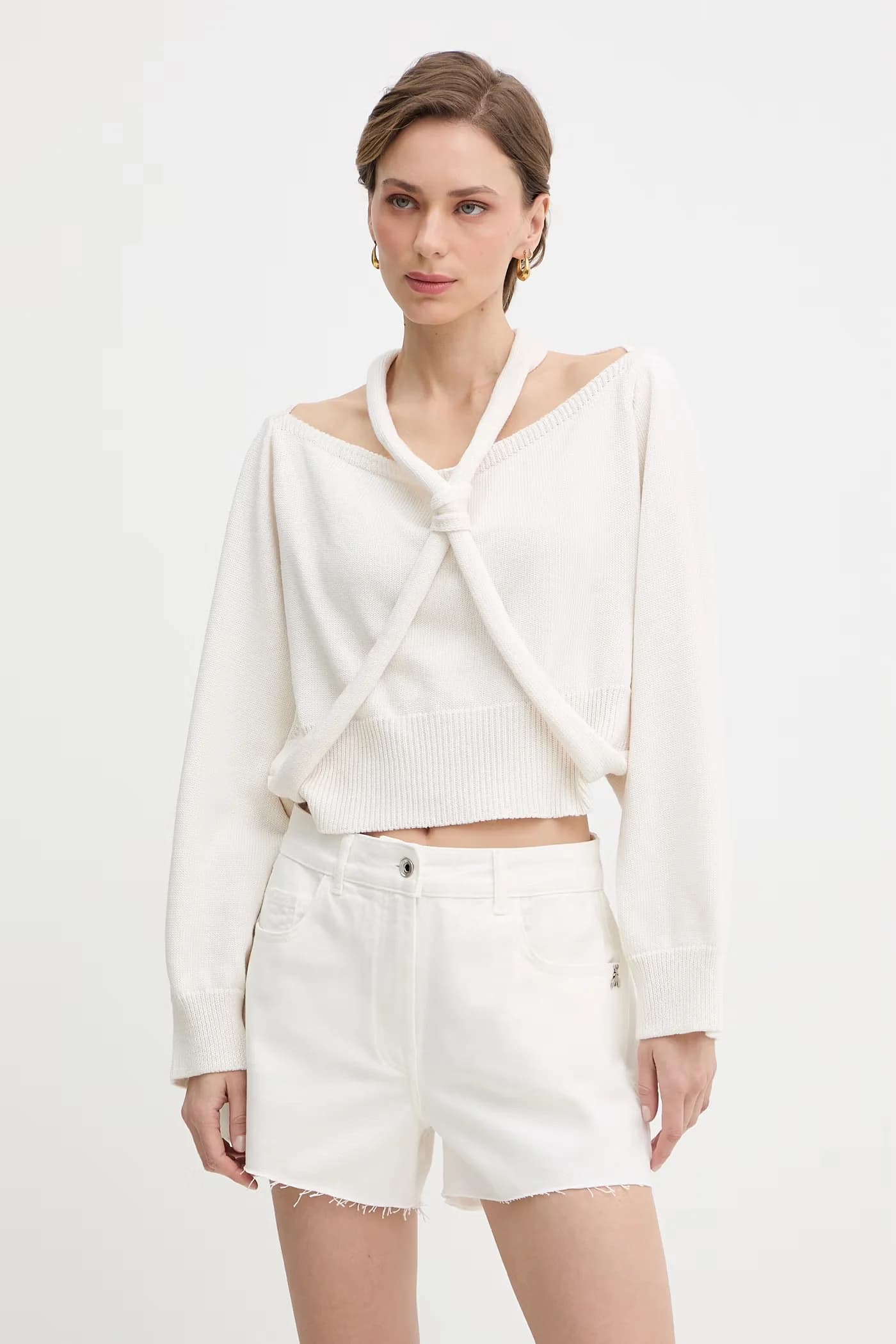 Женский хлопковый свитер