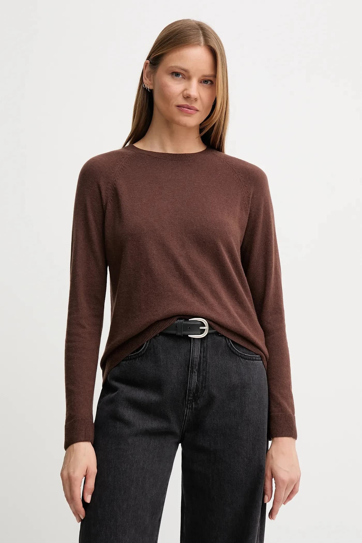 Свитер из смесовой шерсти