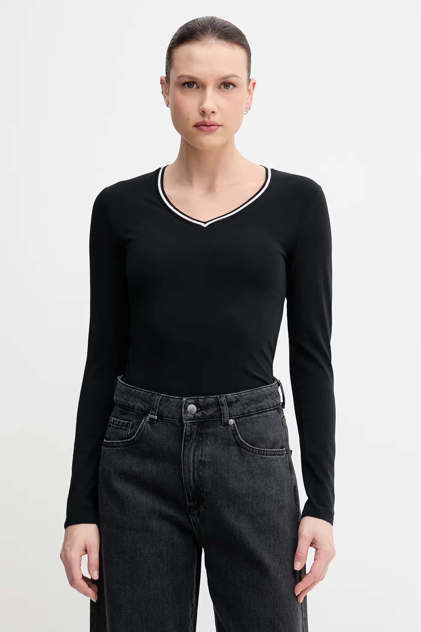 Женский лонгслив с хлопком