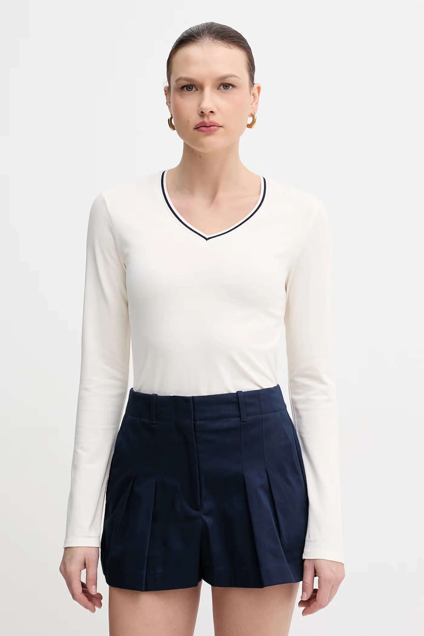 Женский лонгслив с хлопком