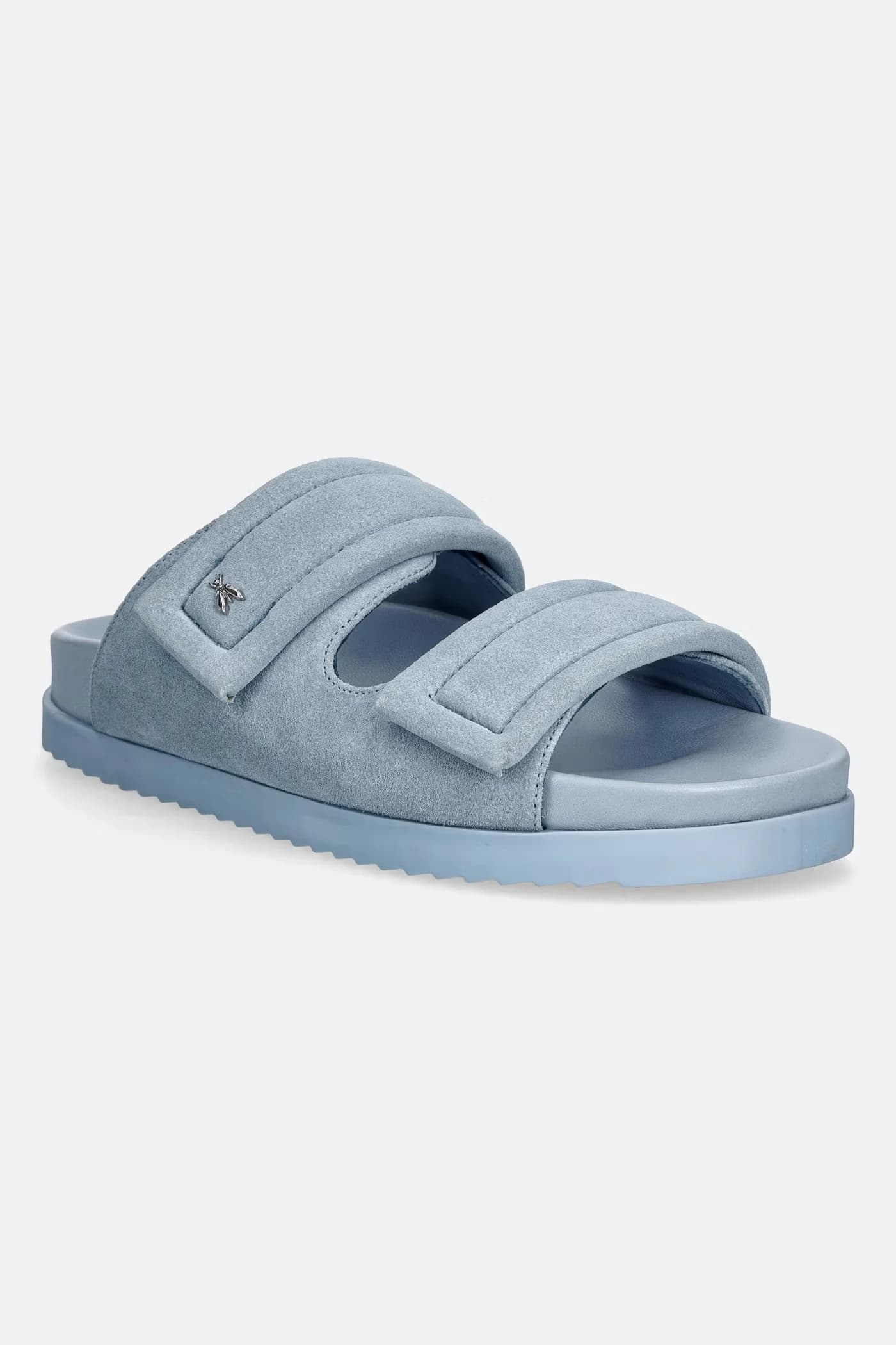 Замшевые шлепанцы