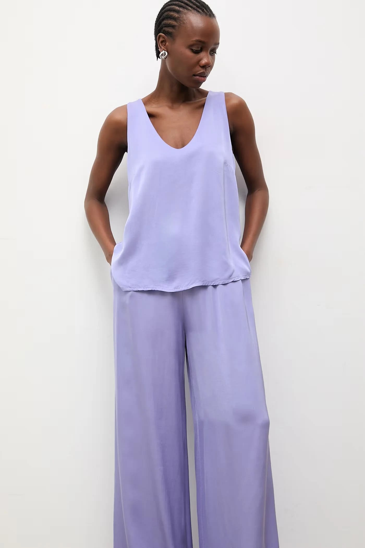 Женский повседневный комплект из вискозы. - фото 3