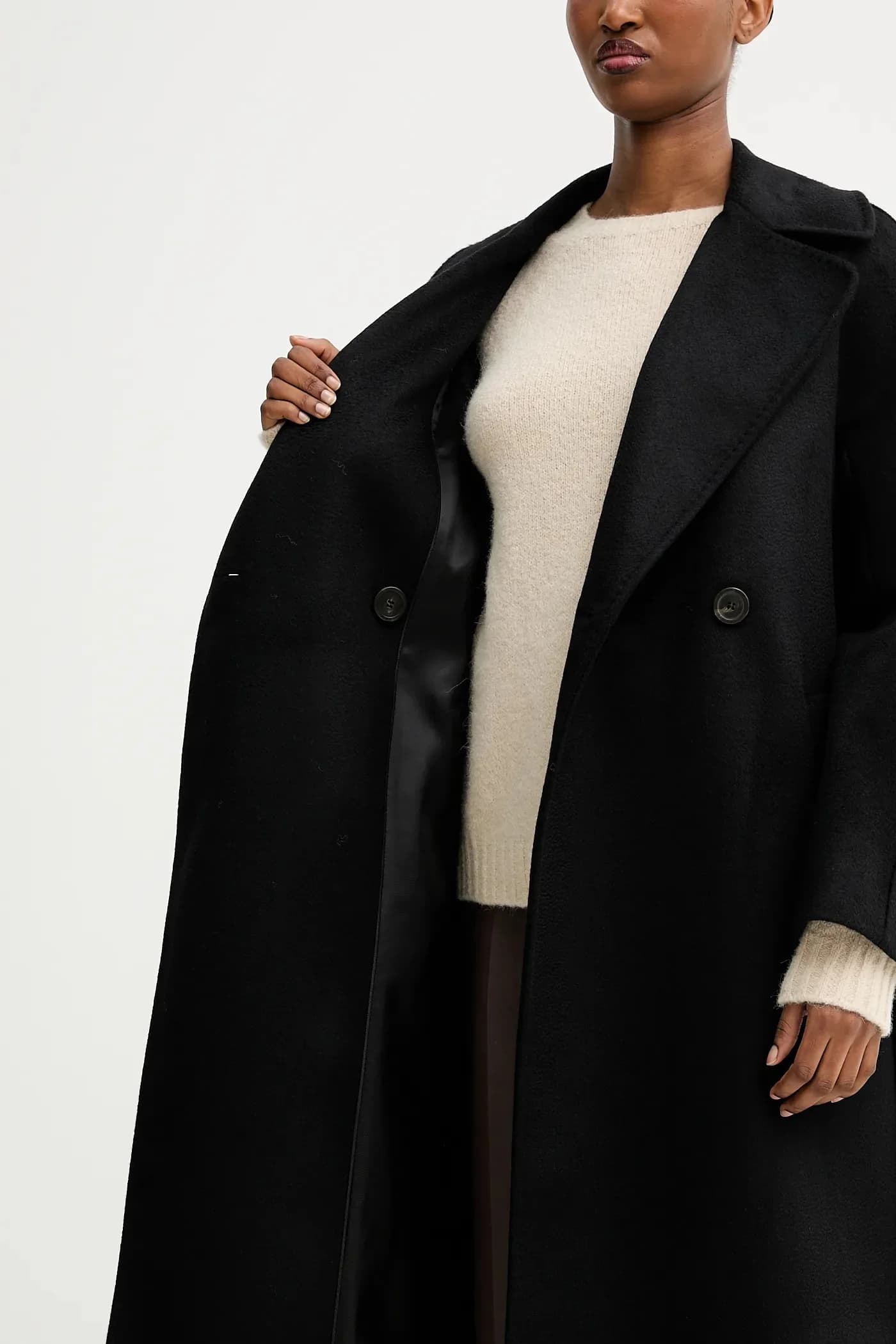 шерстяное пальто RESINA - фото 7