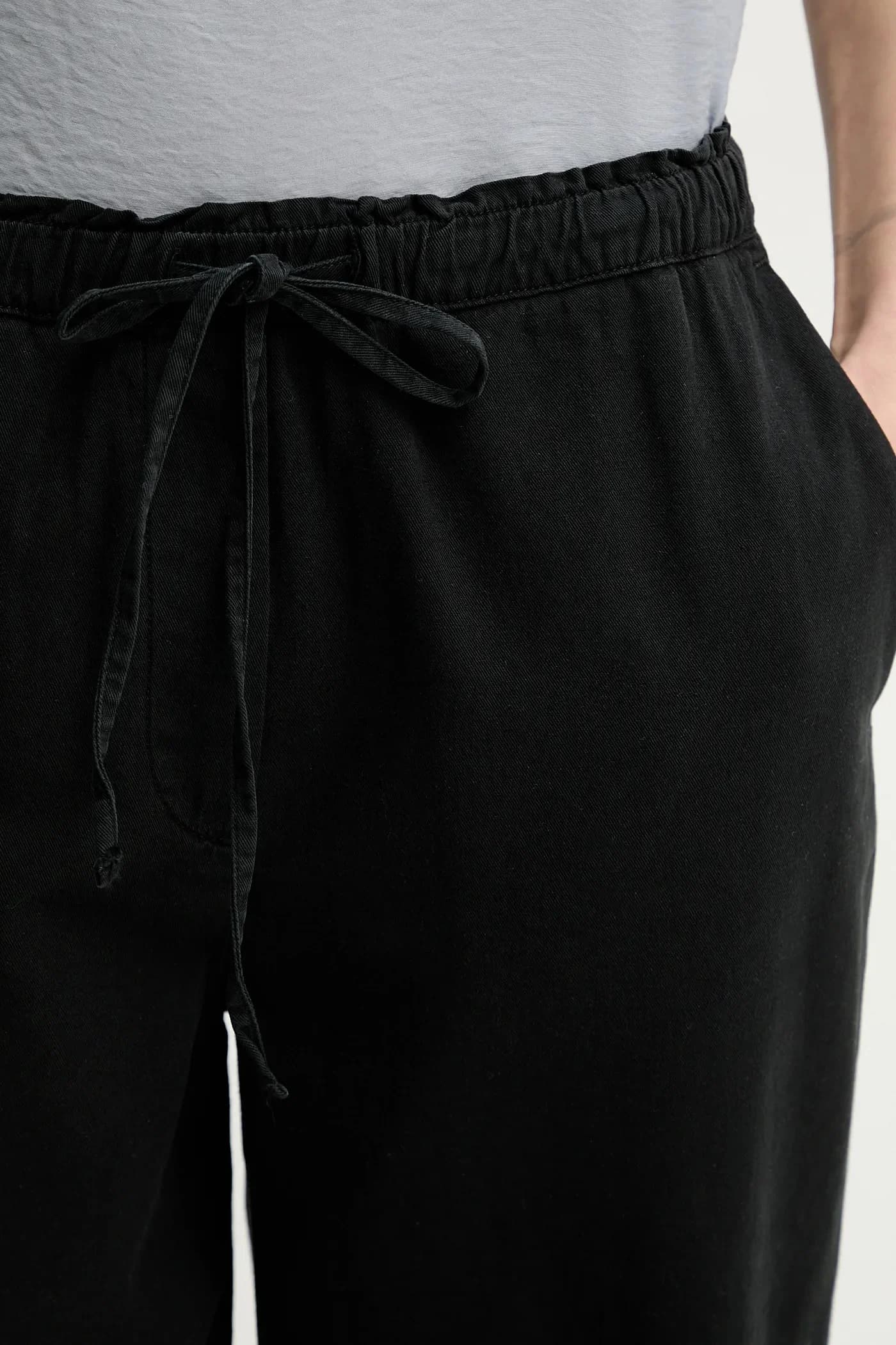 Брюки из смесового льна - фото 4