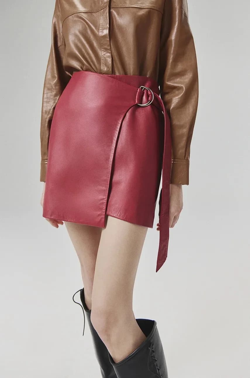 Кожаная юбка - фото 2