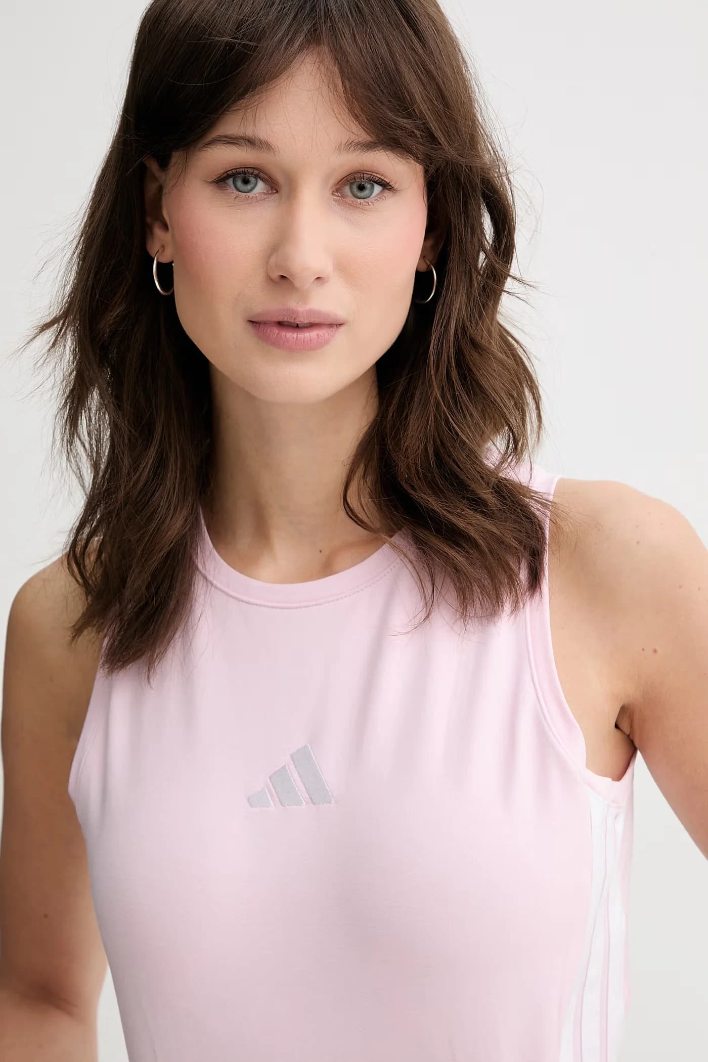 Женский укороченный топ из хлопка с эластаном - фото 4