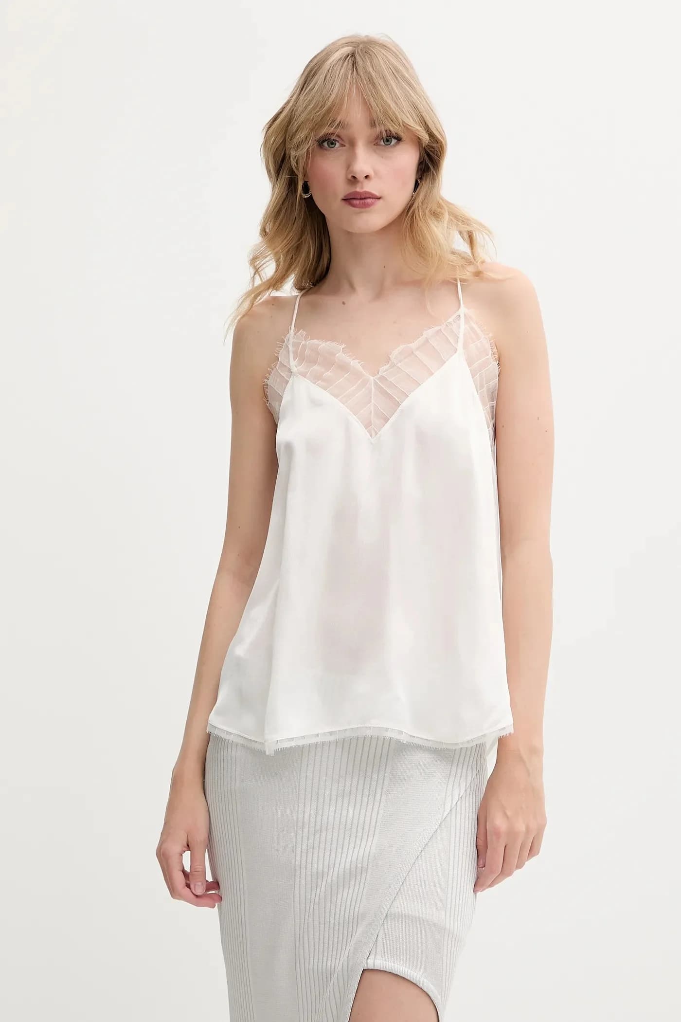 Шелковый топ