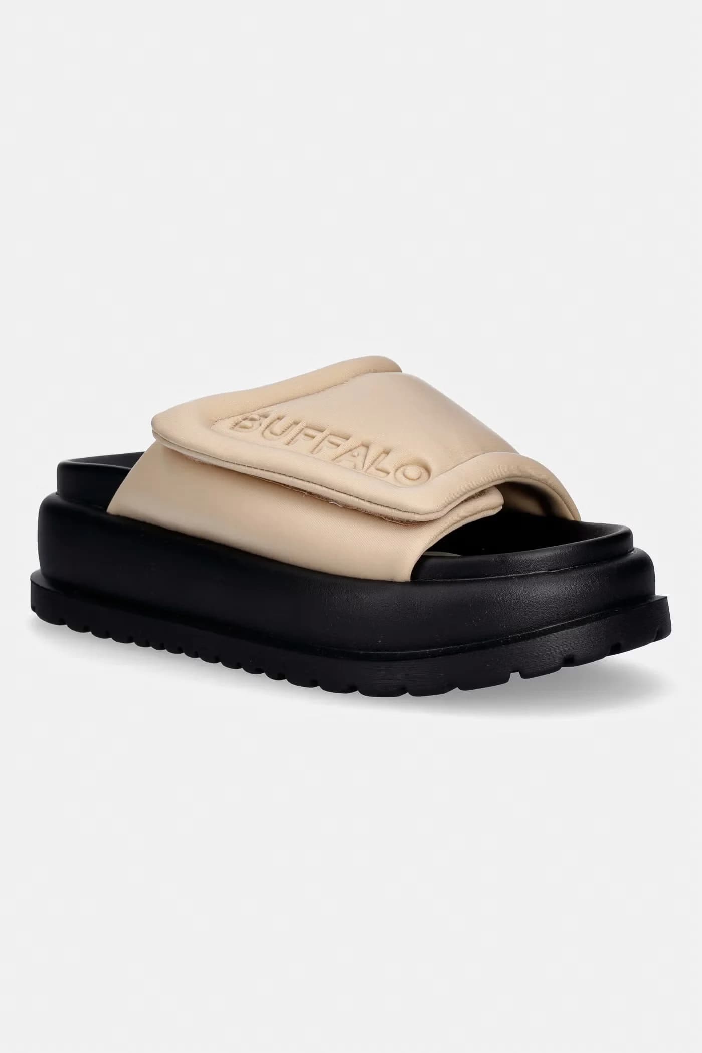 Женские шлепанцы на платформе с липучками Palma