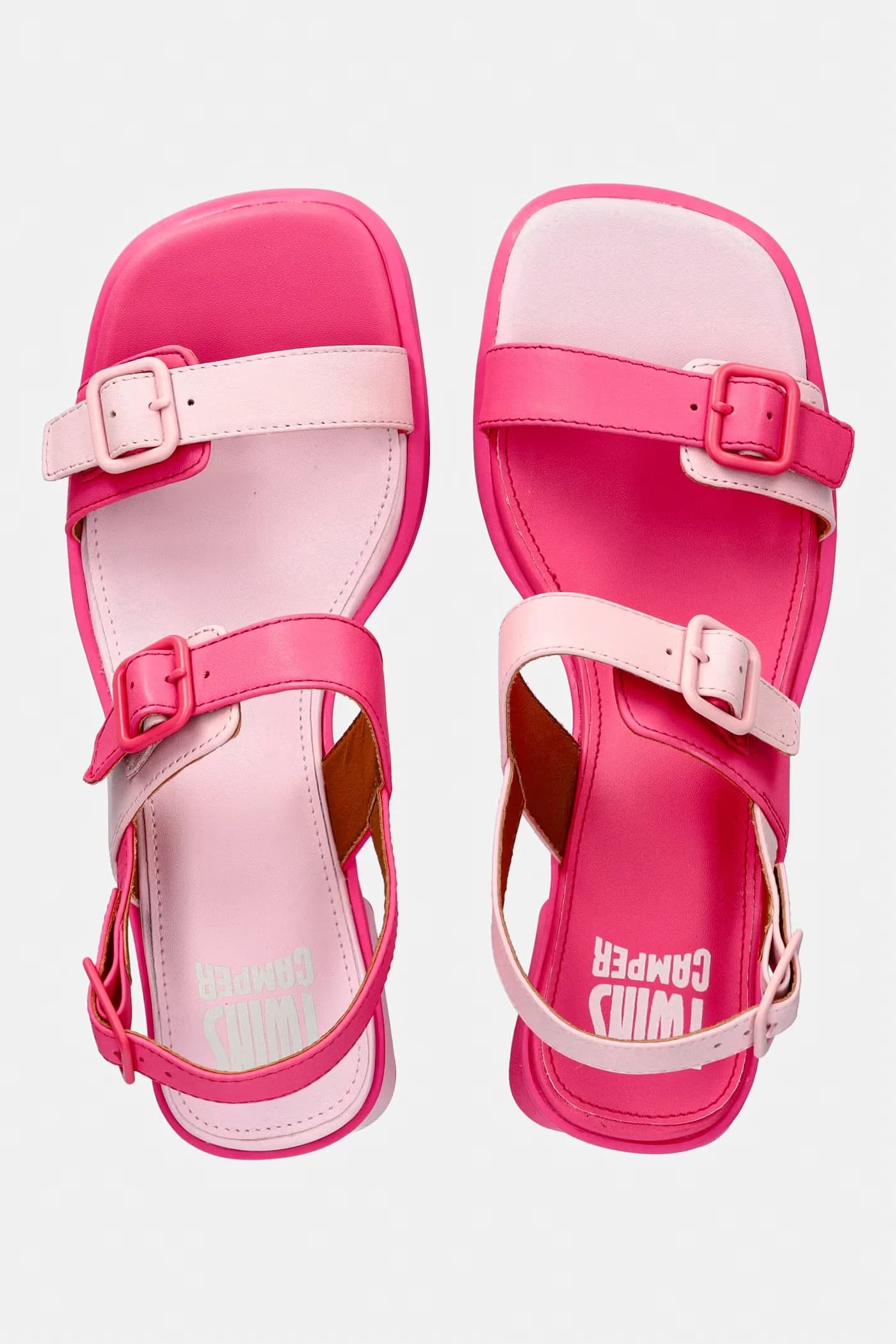 Босоножки на высоком каблуке из кожи GRP