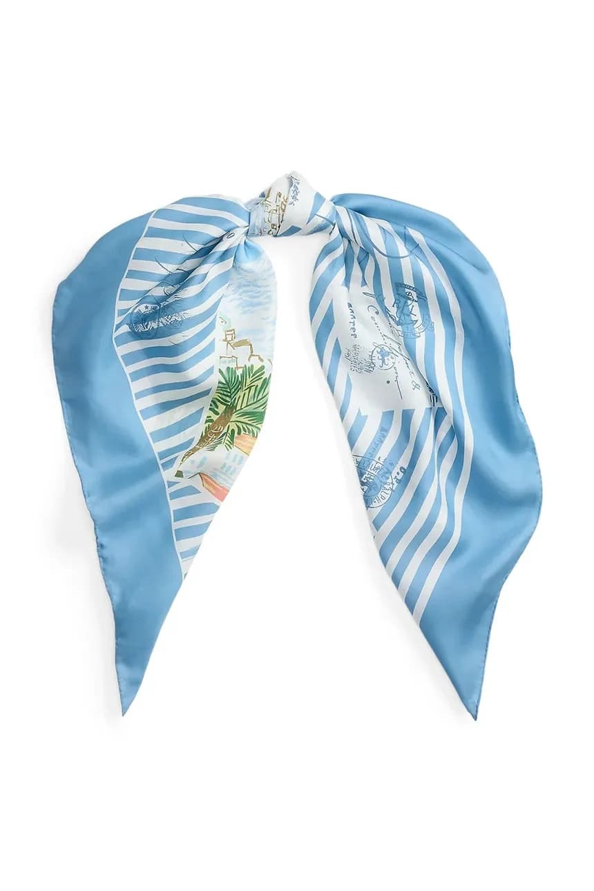 Женский шелковый шарф