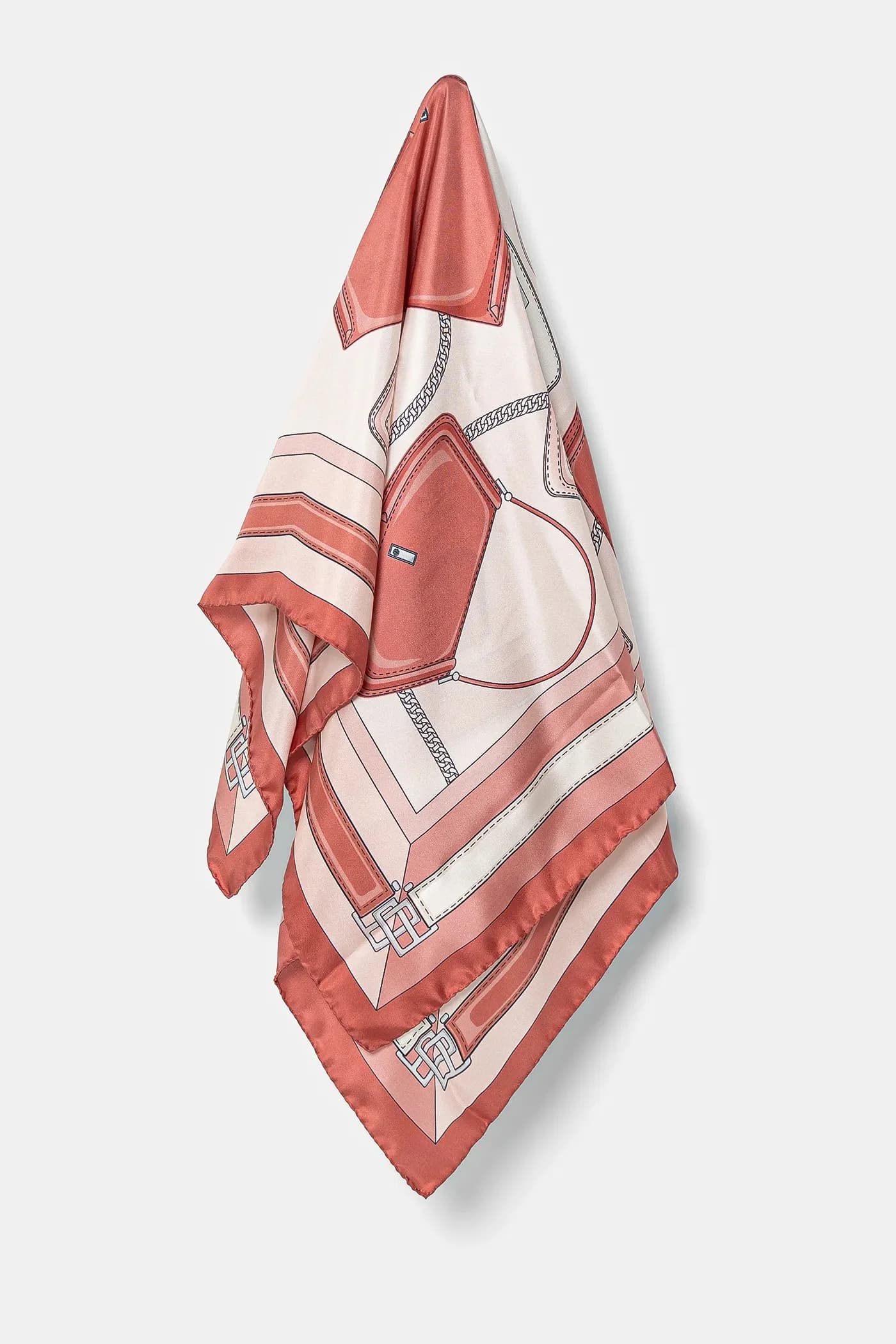 Ленивый шелковый шарф