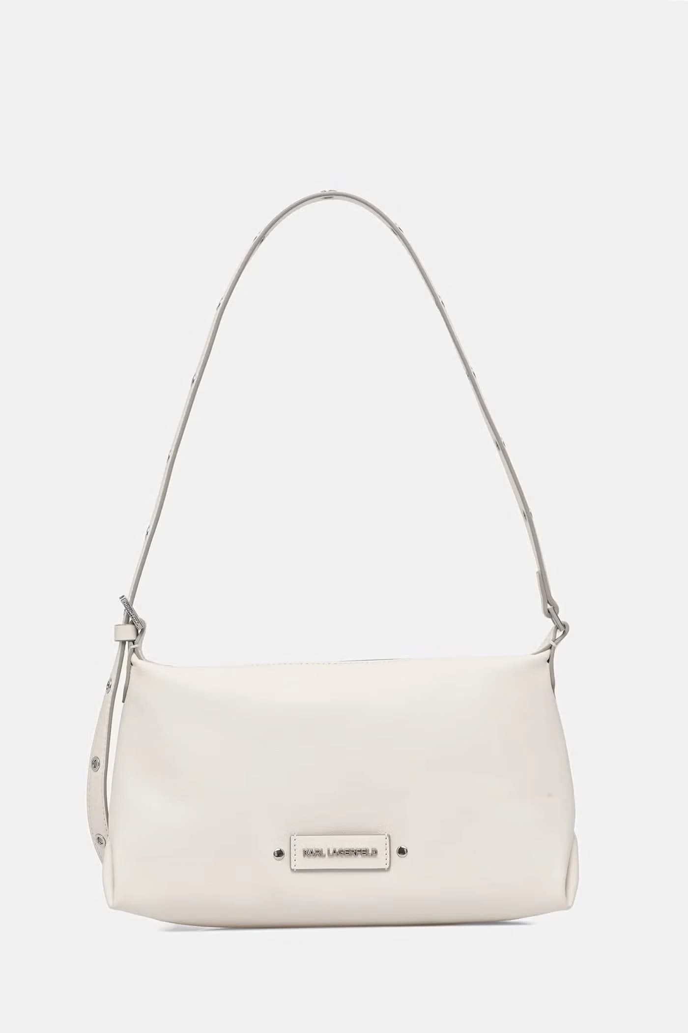 Кожаная женская сумка-багет K/EYELETS