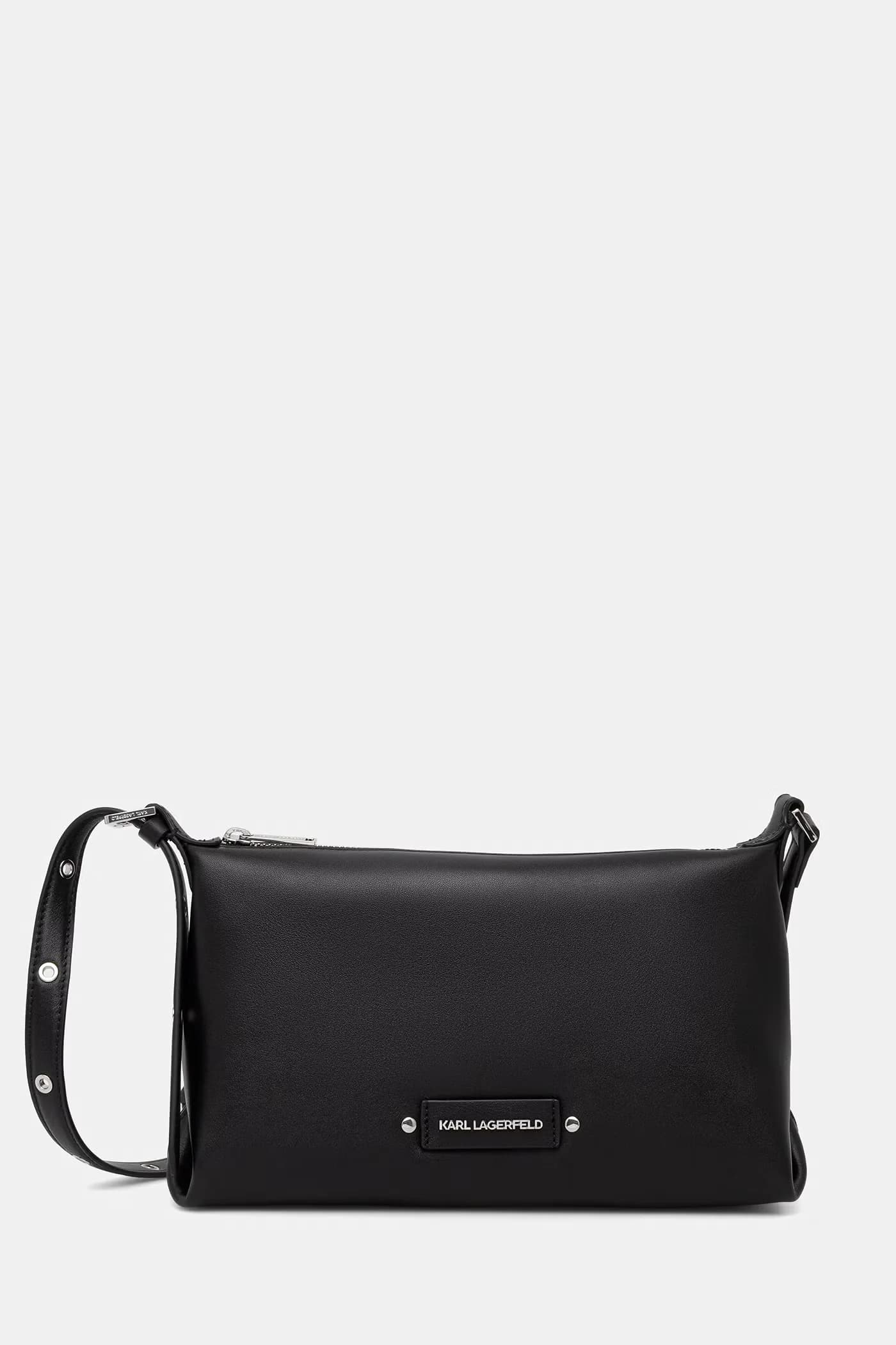 Кожаная женская сумка-багет K/EYELETS