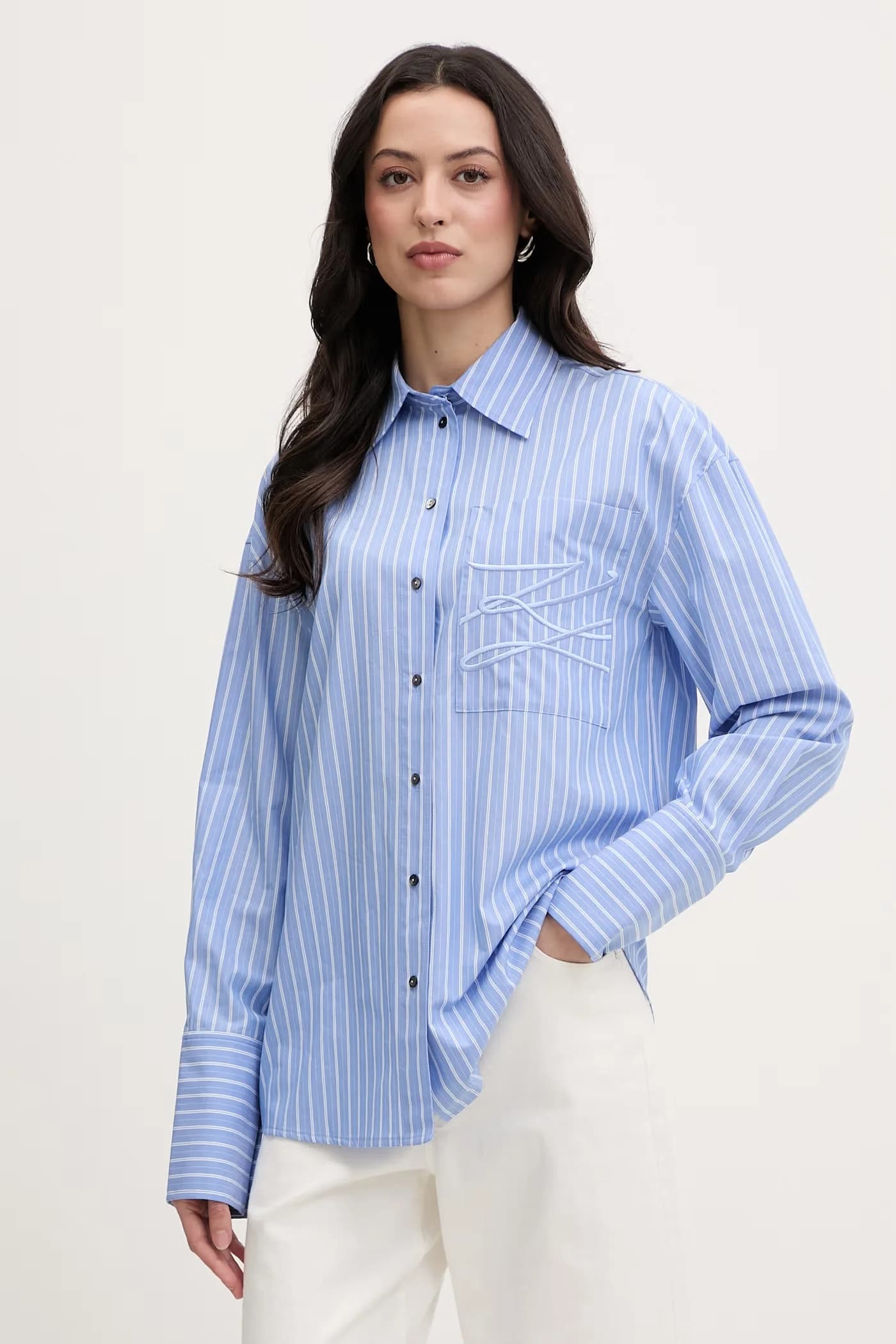 Женская хлопковая рубашка