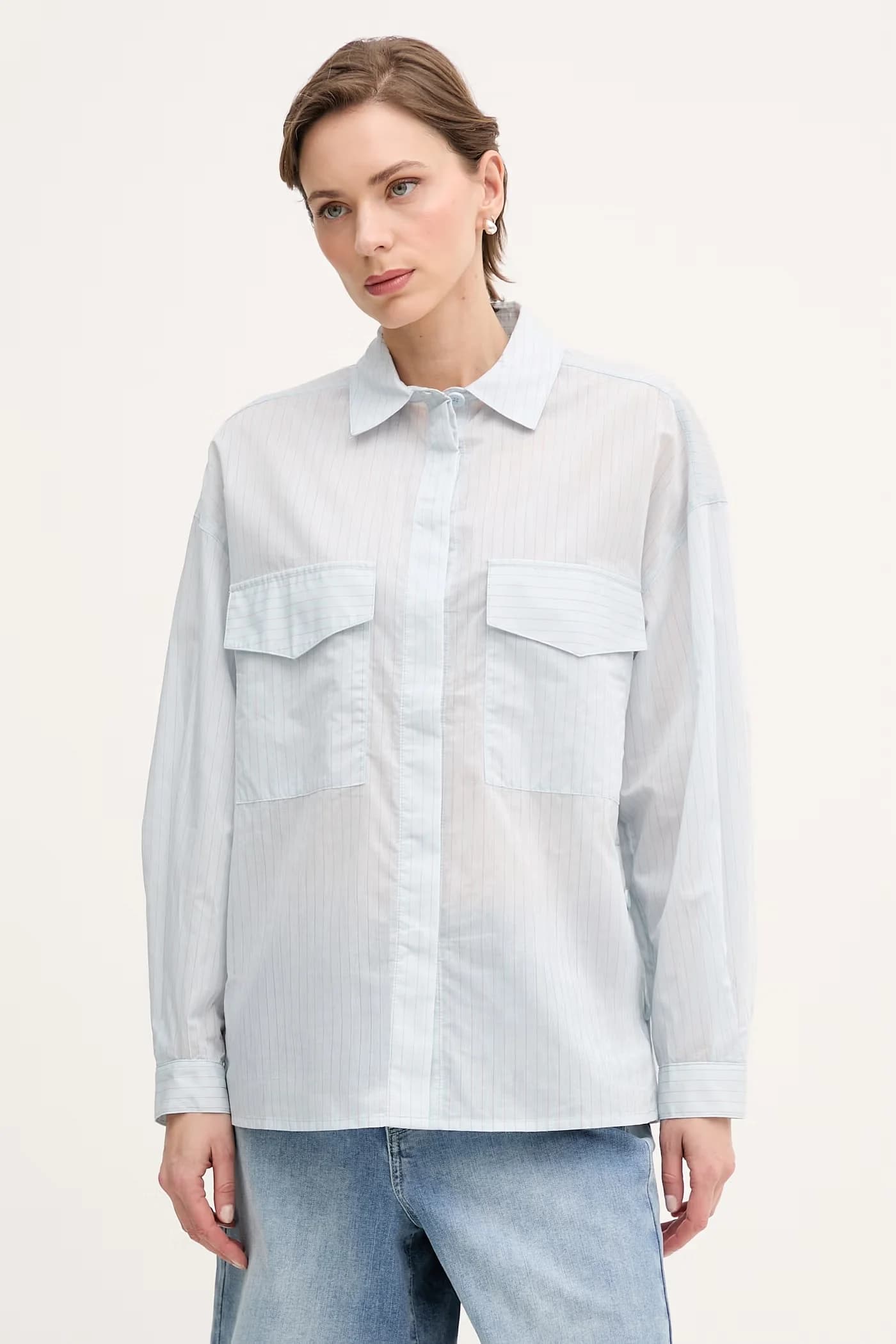 Женская хлопковая рубашка