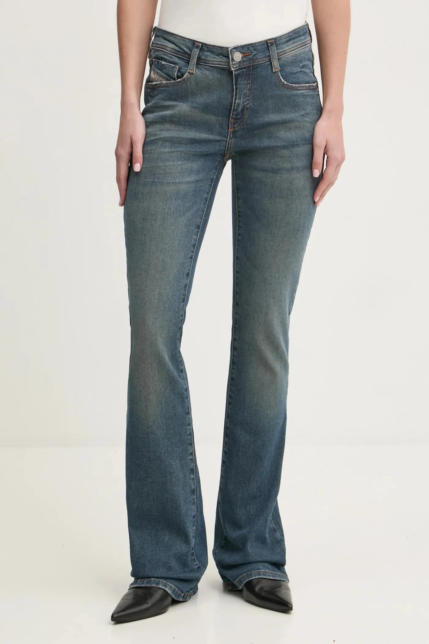 джинсы D-EBBEY L.32 TROUSERS 1969 года