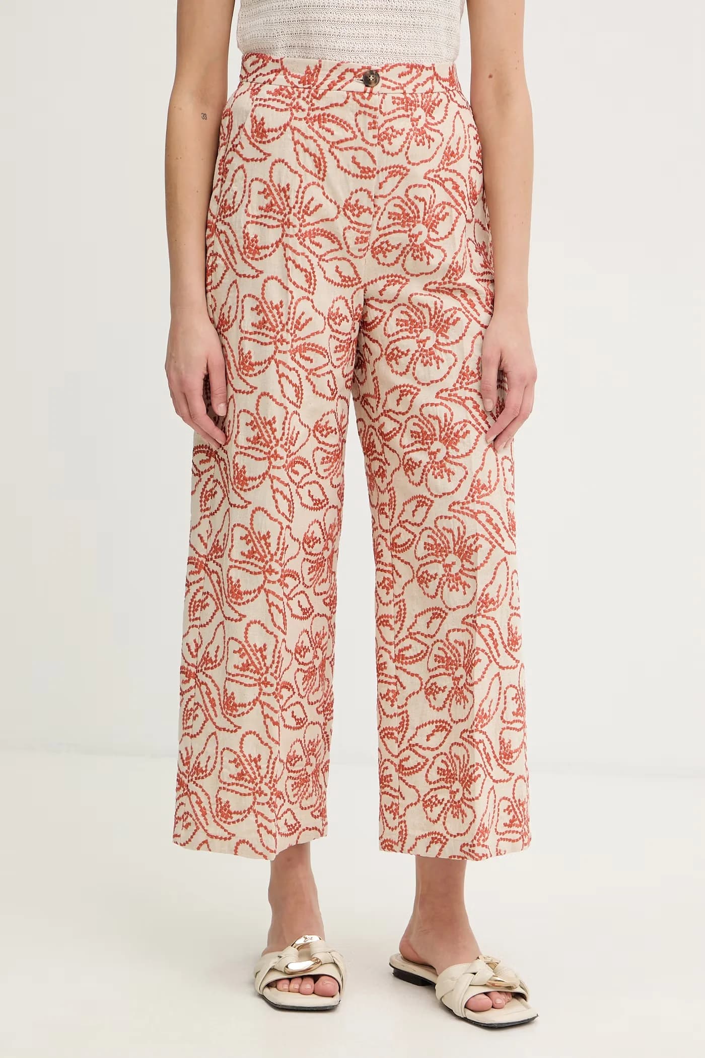 Женские льняные брюки Emme от Marella