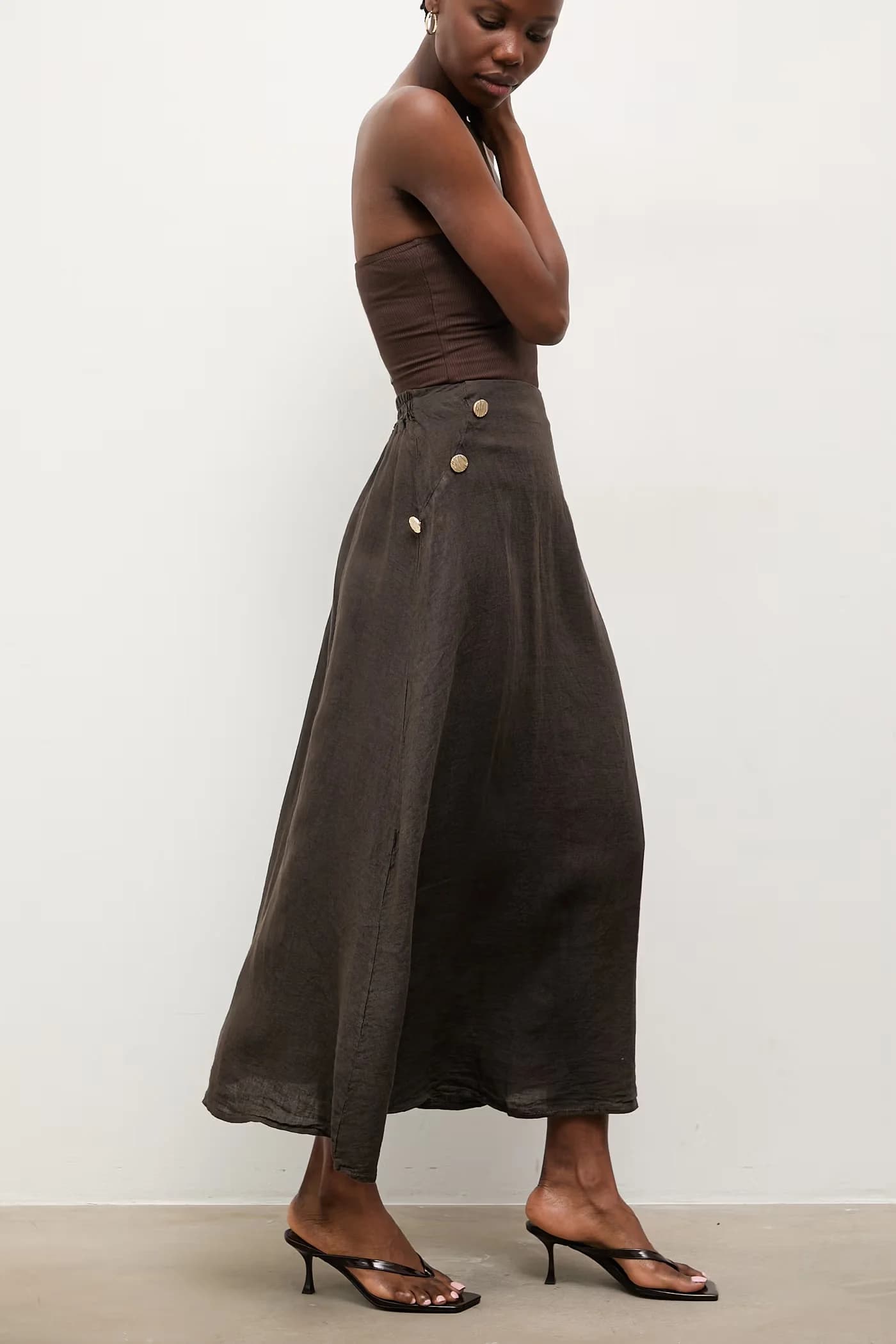 Льняная юбка