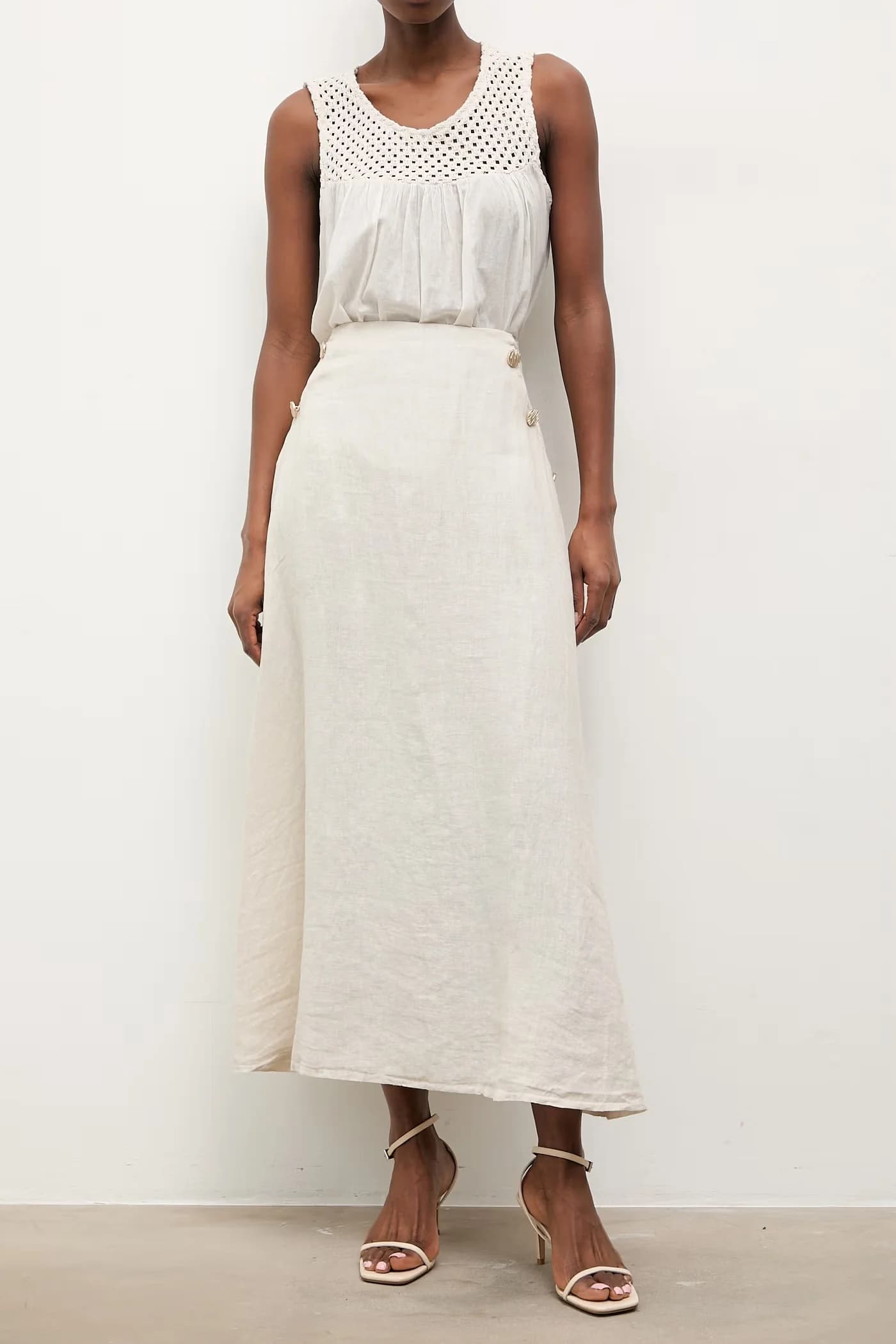 Льняная юбка