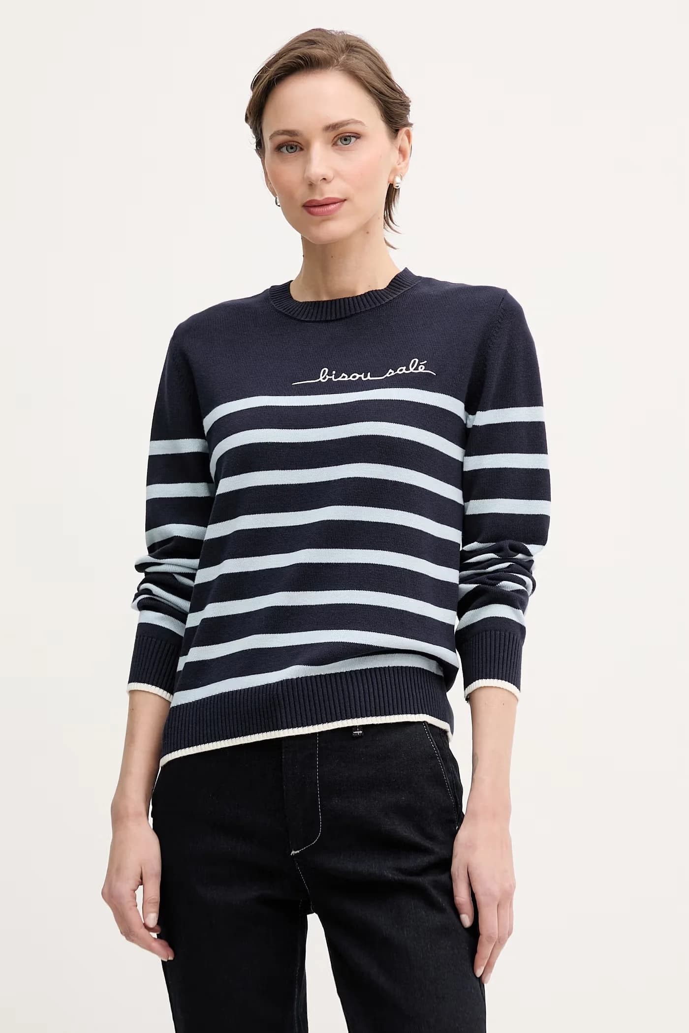 Женский хлопковый свитер