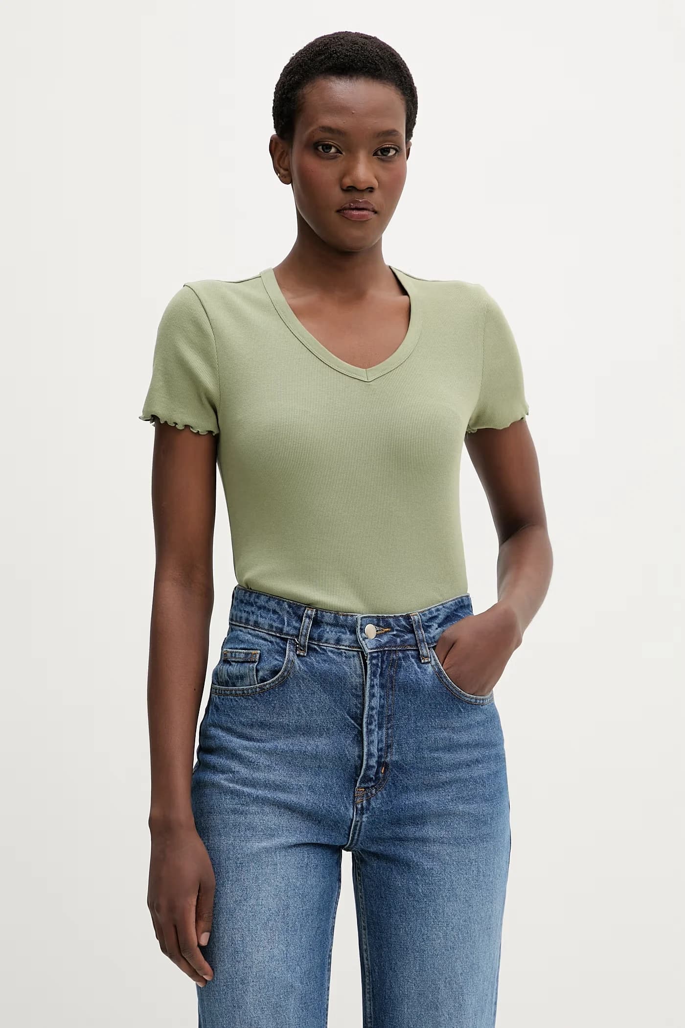 Женская хлопковая футболка