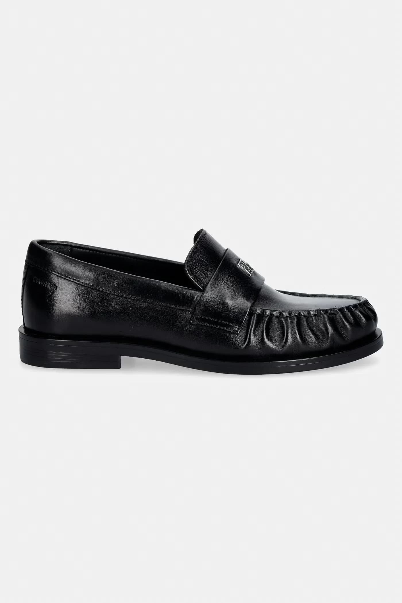 Женские кожаные лоферы ROUND LOAFER LTH HDW - фото 2