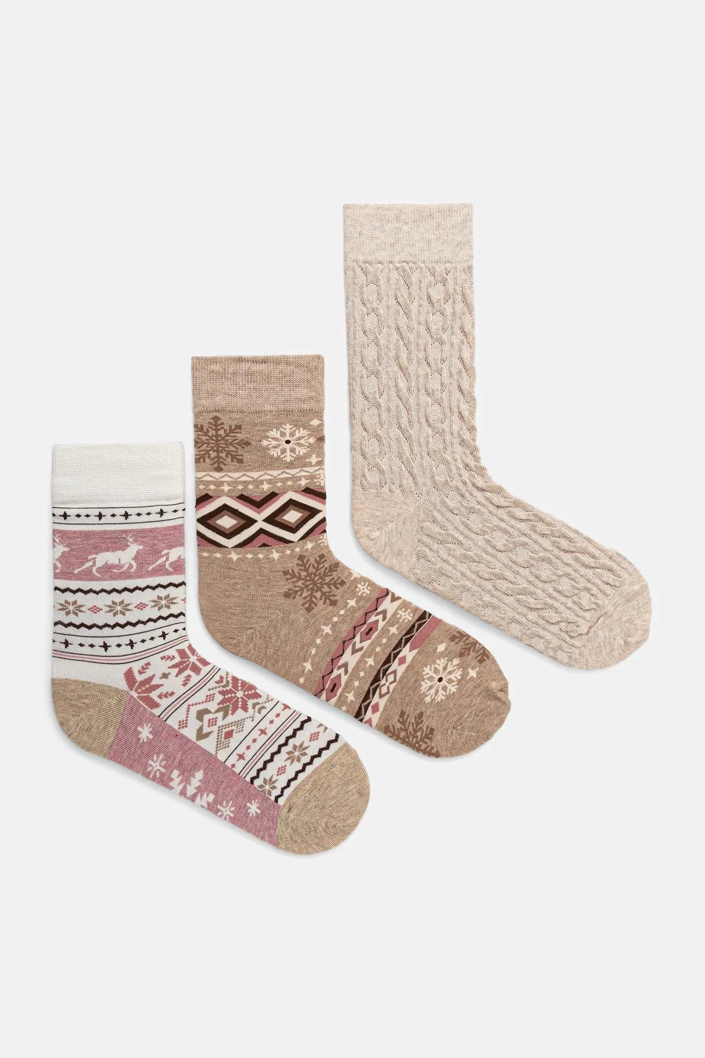 Хлопковые носки, 3 пары