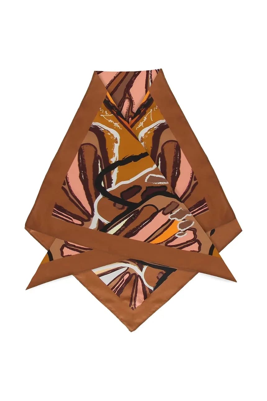 Женский шелковый шарф