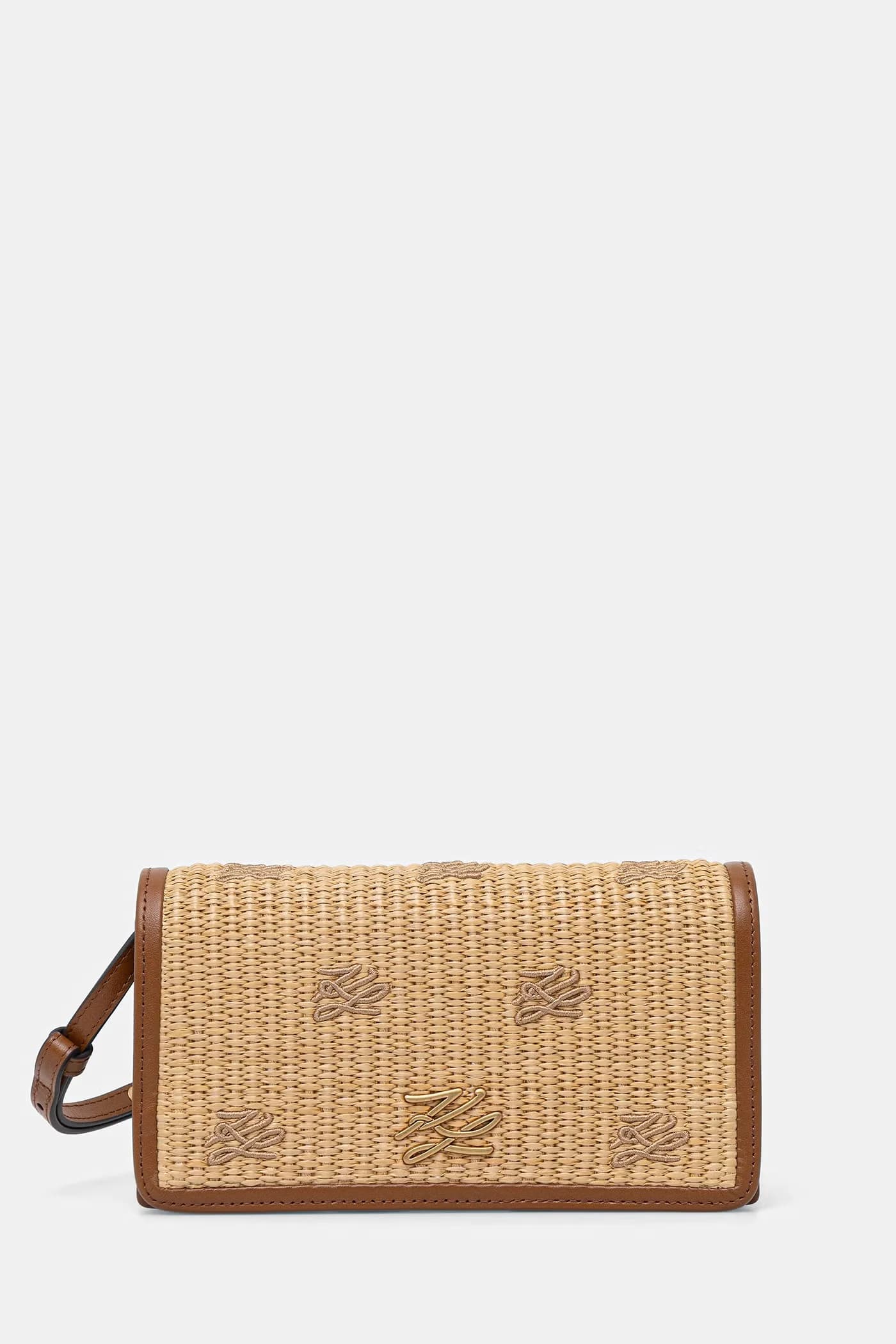 Женская кожаная сумка через плечо K/AUTOGRAPH