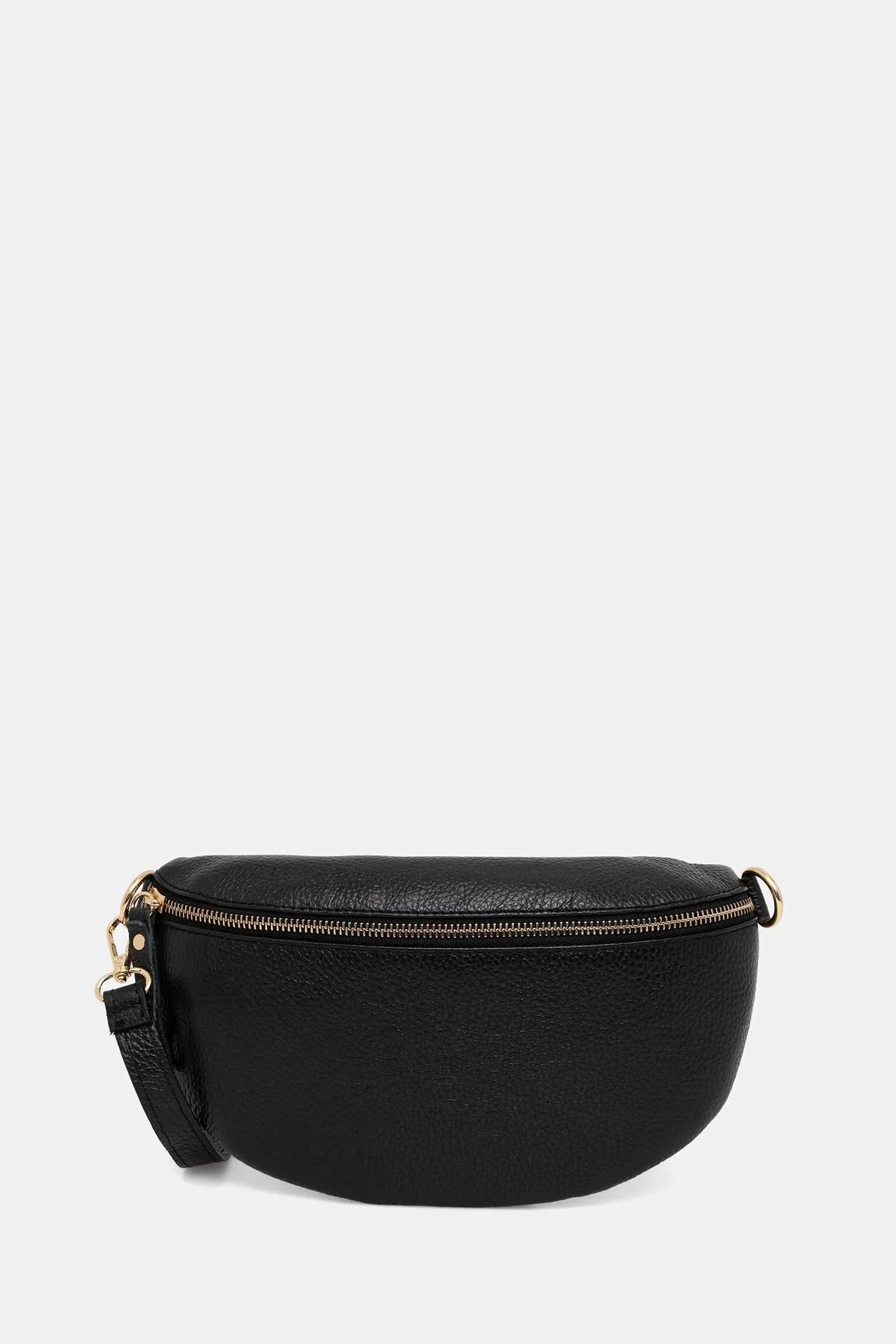 Кожаная поясная сумка