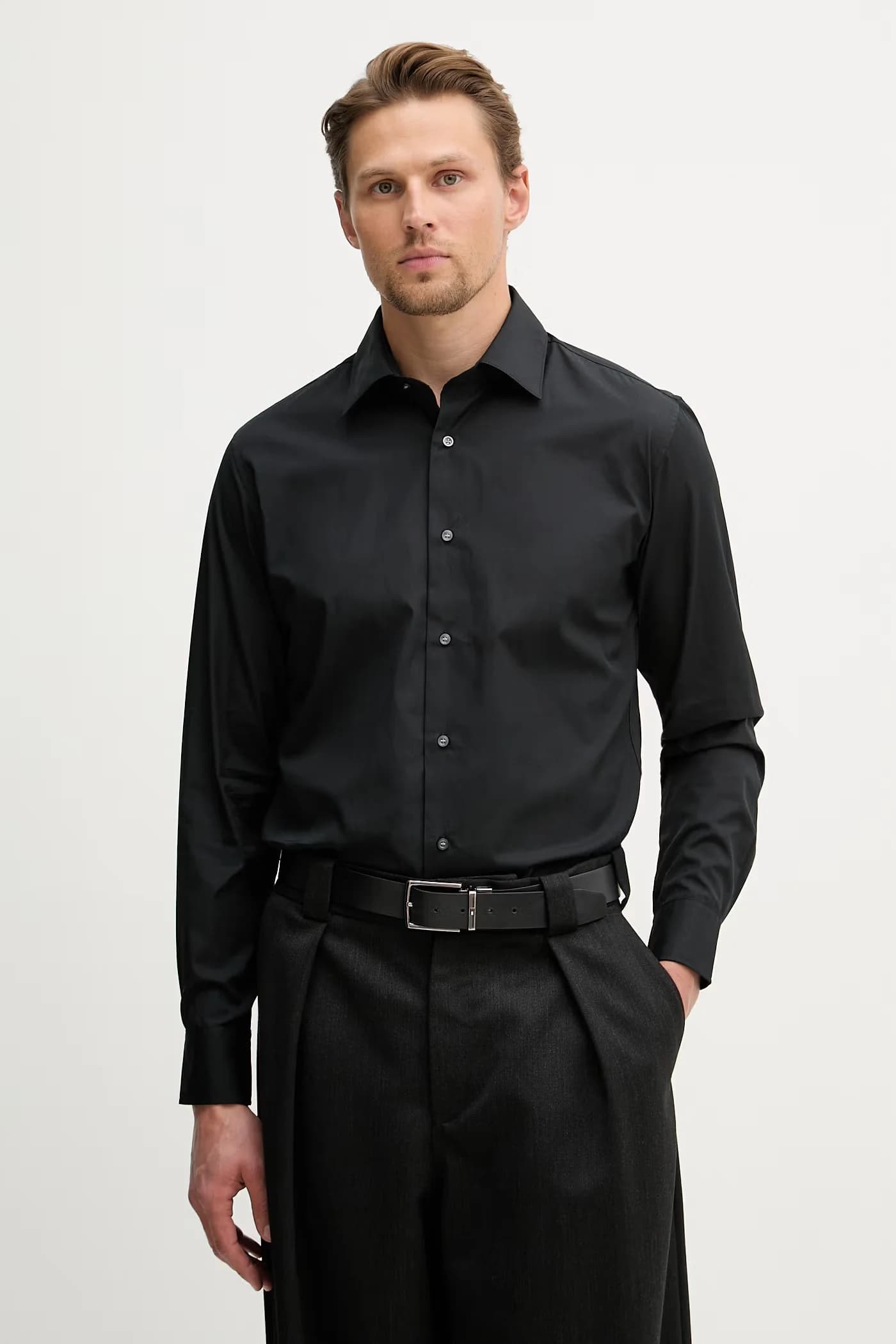 Мужская хлопковая рубашка