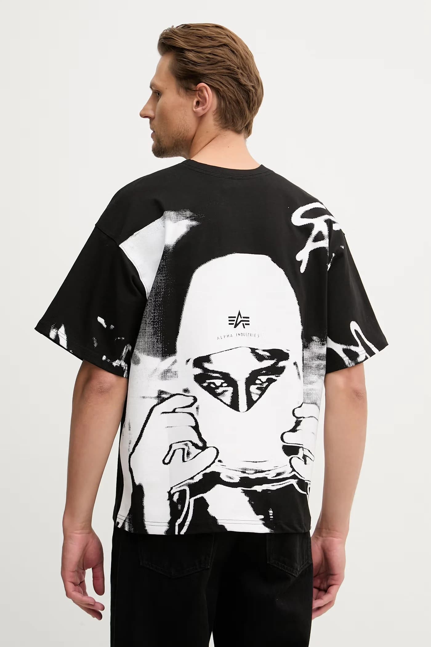 Мужская футболка Balaclava Backprint из хлопка