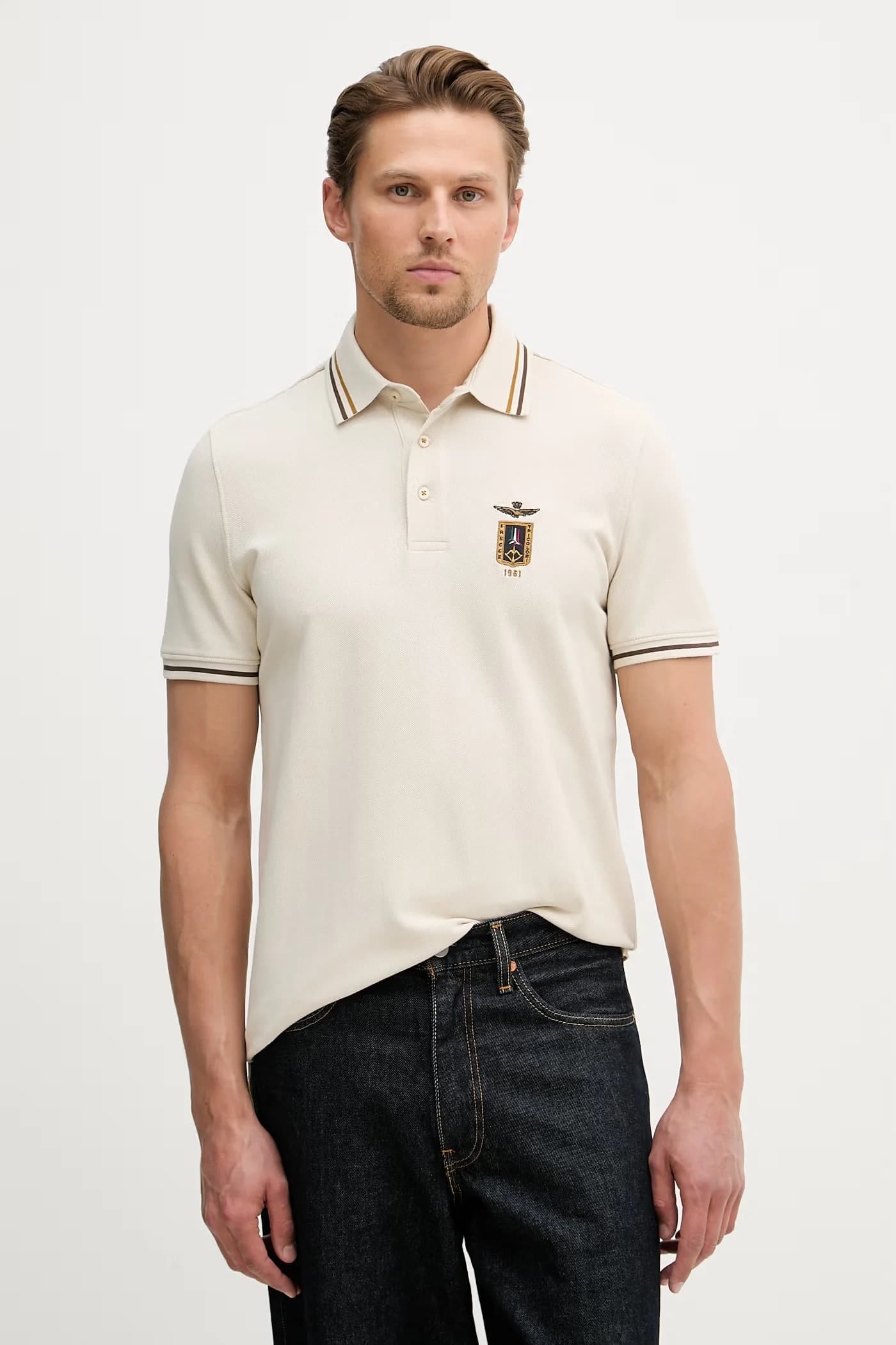 Мужское хлопковое поло