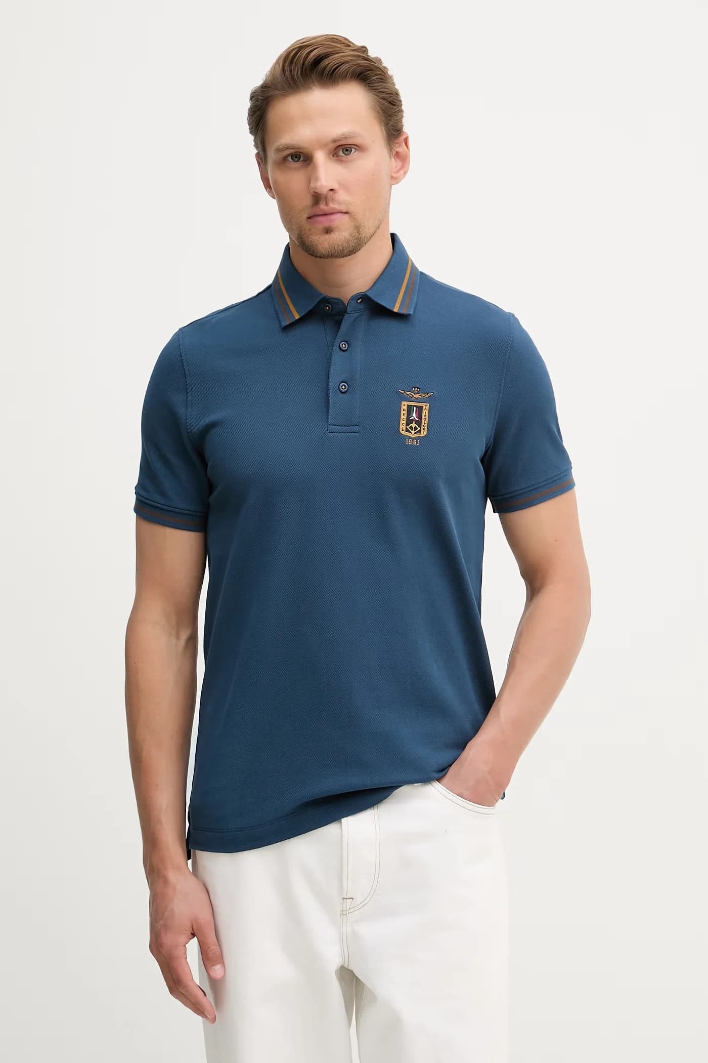 Мужское хлопковое поло