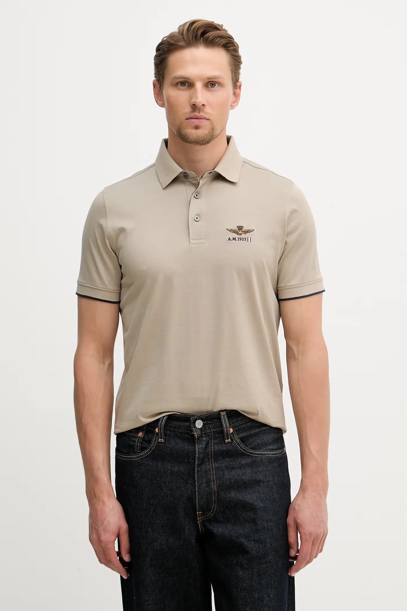 Мужское хлопковое поло