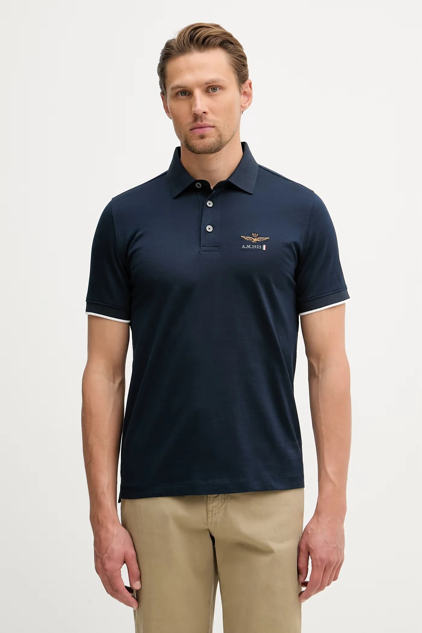 Мужское хлопковое поло