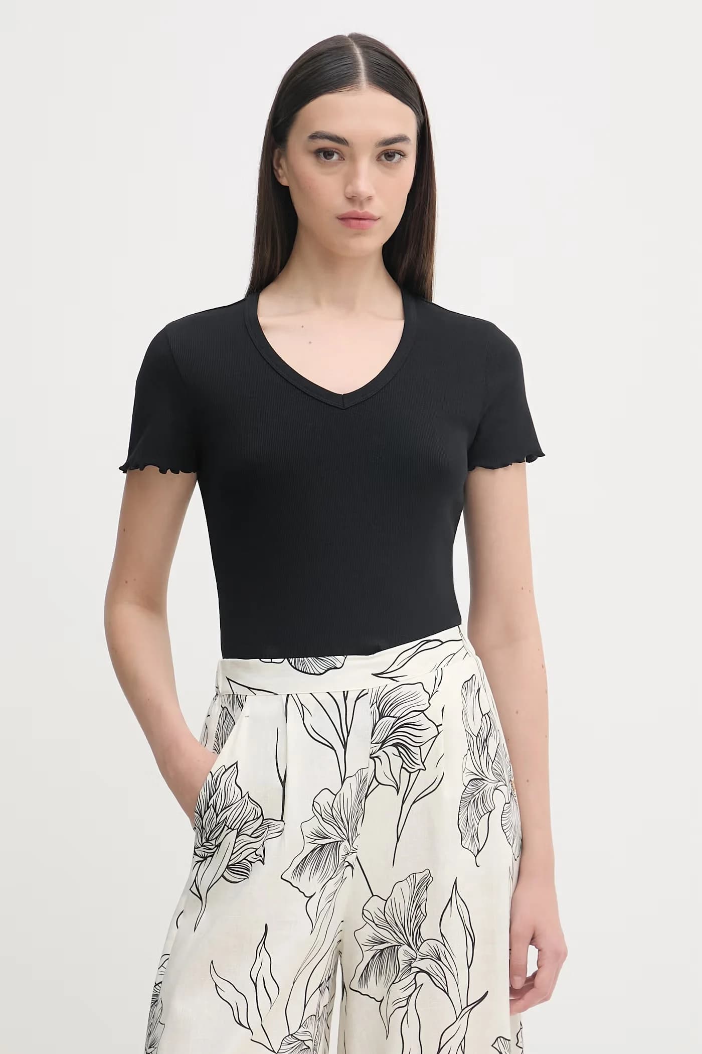 Женская хлопковая футболка