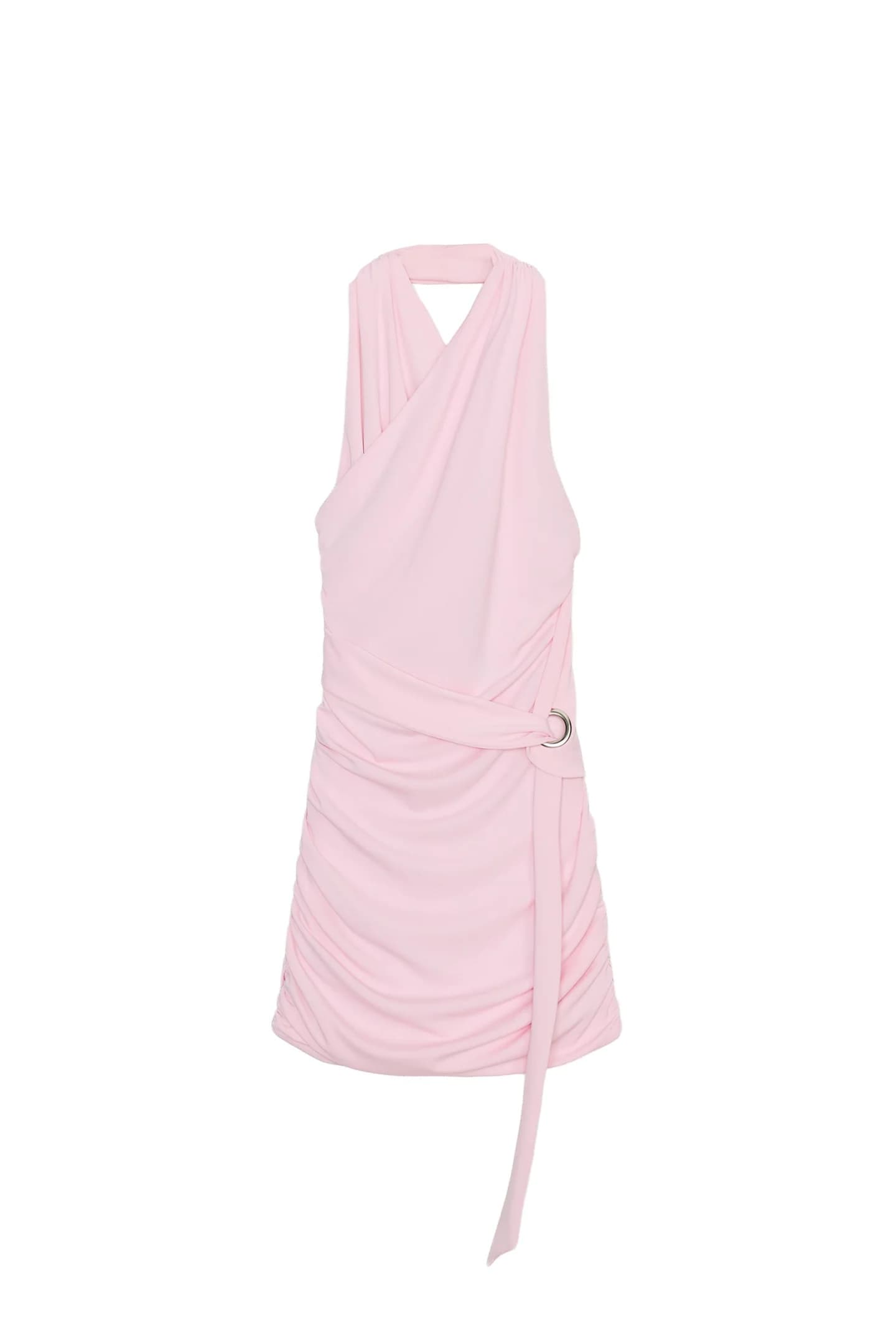 МИНИ-ПЛАТЬЕ С ДРАПИРОВКОЙ - фото 3